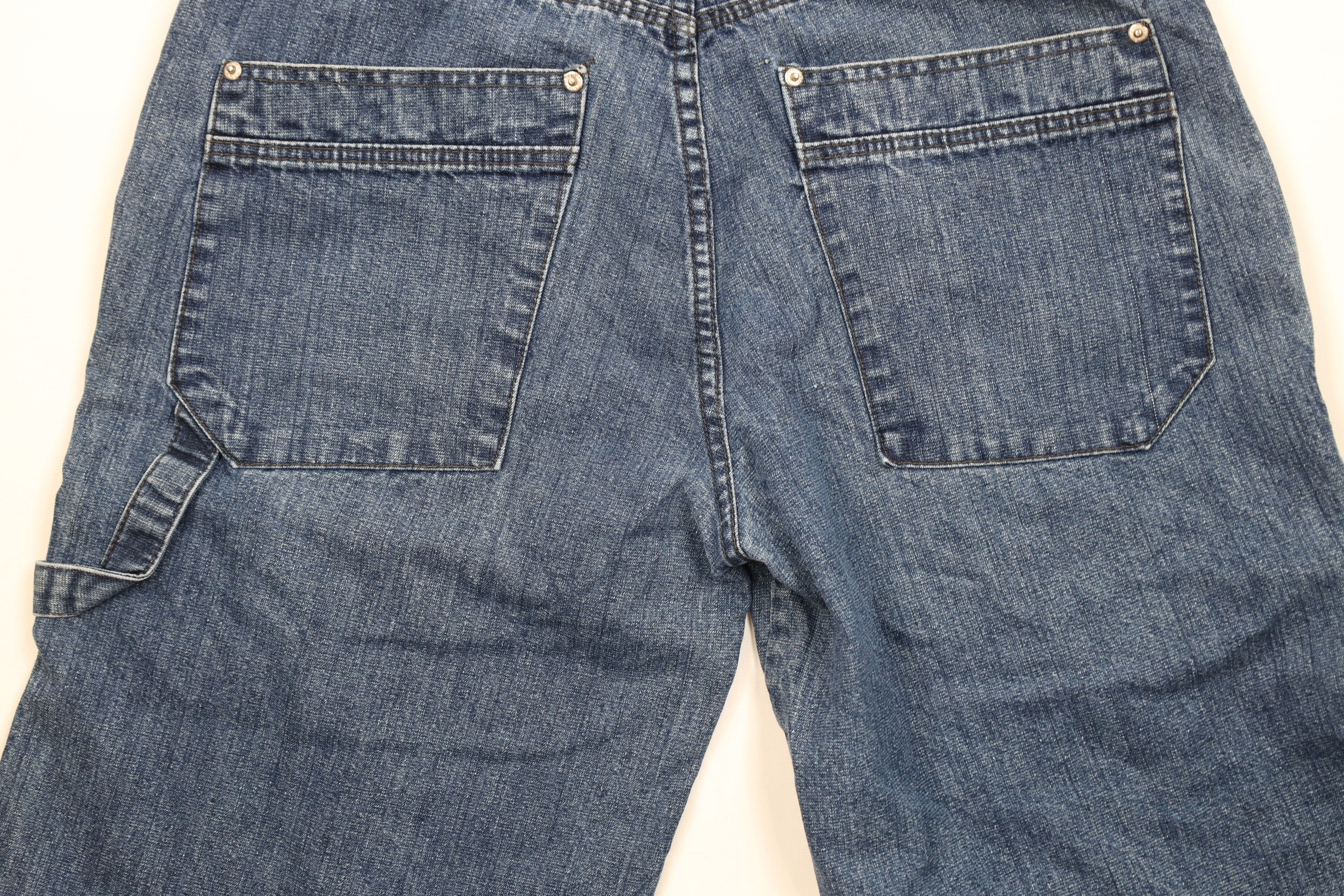Vintage Vintage Y2K Streetwear Baggy Loose Fit Denim Cargo Shorts Size US 34 / EU 50 - 11 Thumbnail