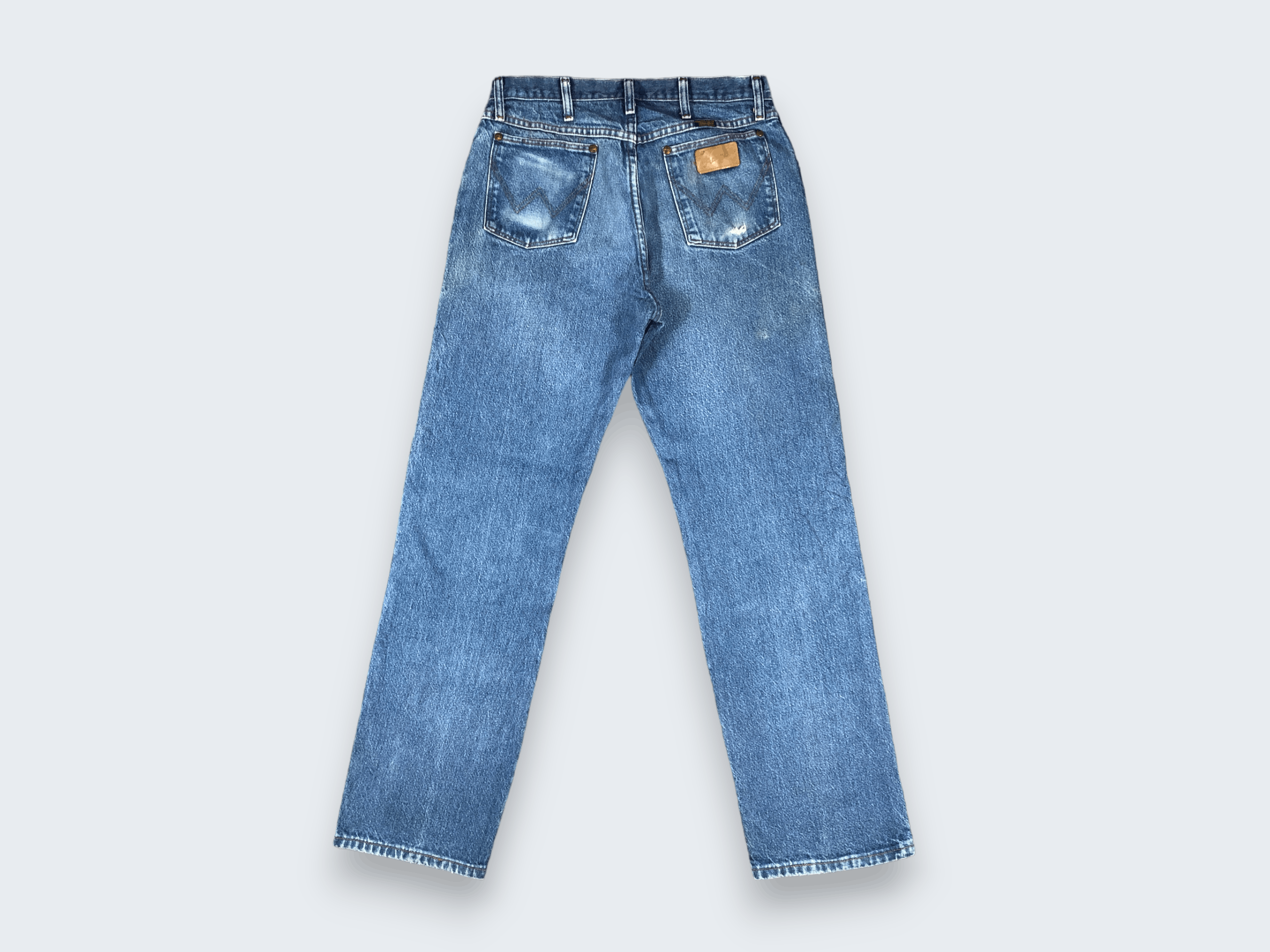 Vintage × Wrangler Vintage Wrangler Light Blue Wash Jeans L716 Size US 31 - 4 Thumbnail