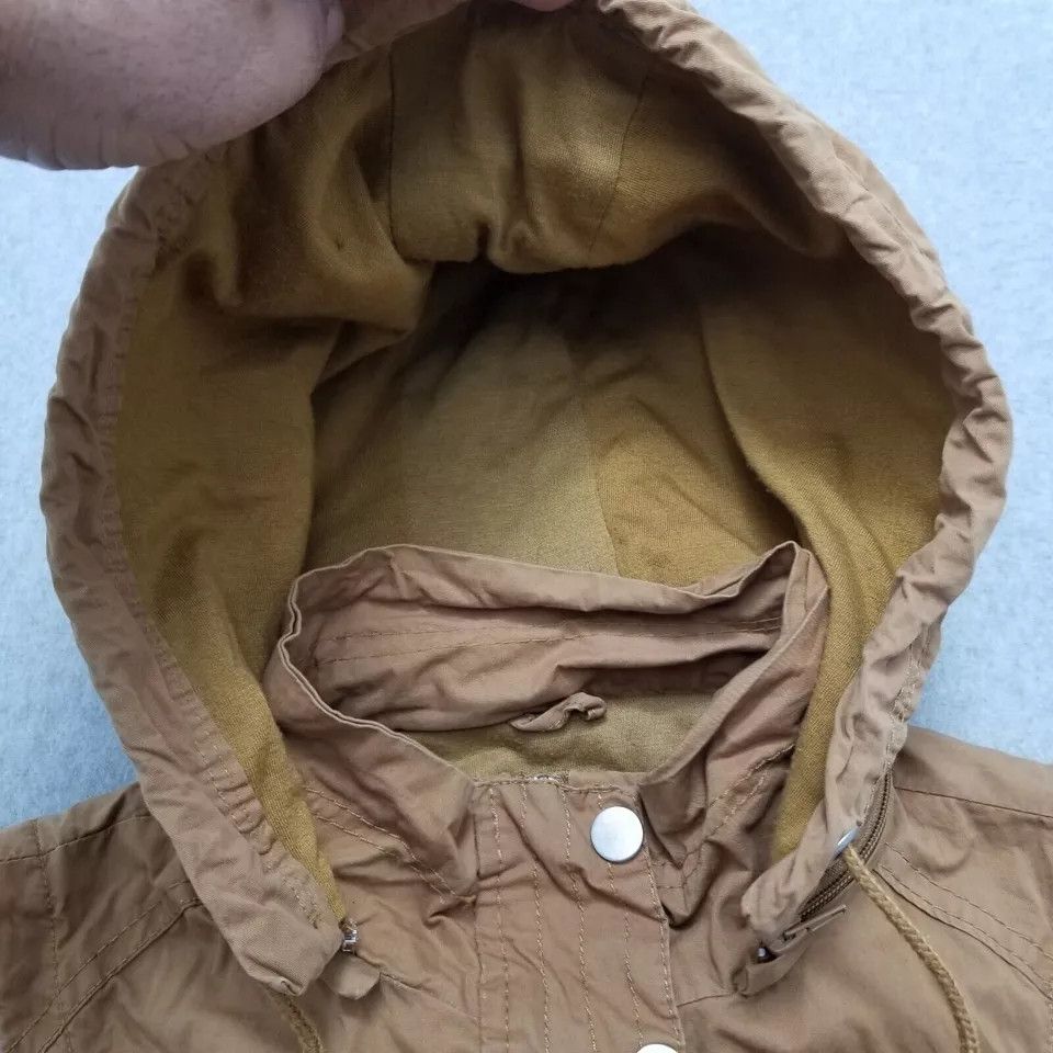 Other Cute Jacket Womens Medium Brown Vest Hooded Pockets Zip Size M / US 6-8 / IT 42-44 - 2 Thumbnail