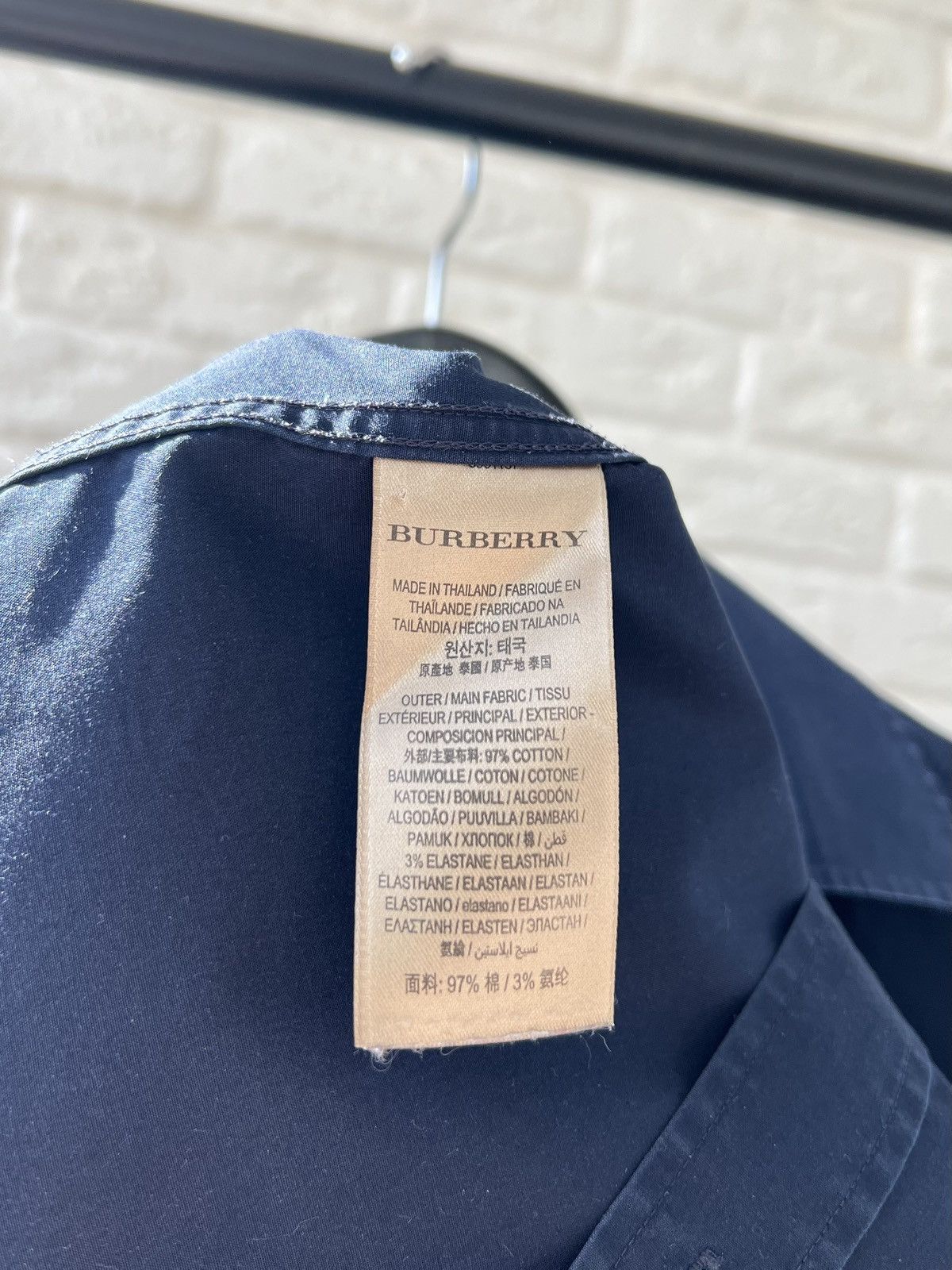 Burberry Burberry London Blue Checked Button Up Shirt Size US XS / EU 42 / 0 - 6 Thumbnail