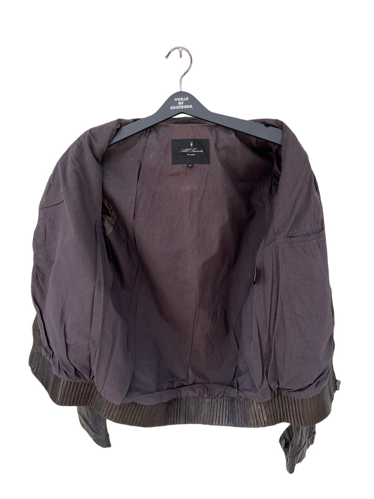 Allsaints SS 08 AllSaints Spitalfields Patina Leather Snitch Jacket Size US M / EU 48-50 / 2 - 17 Thumbnail