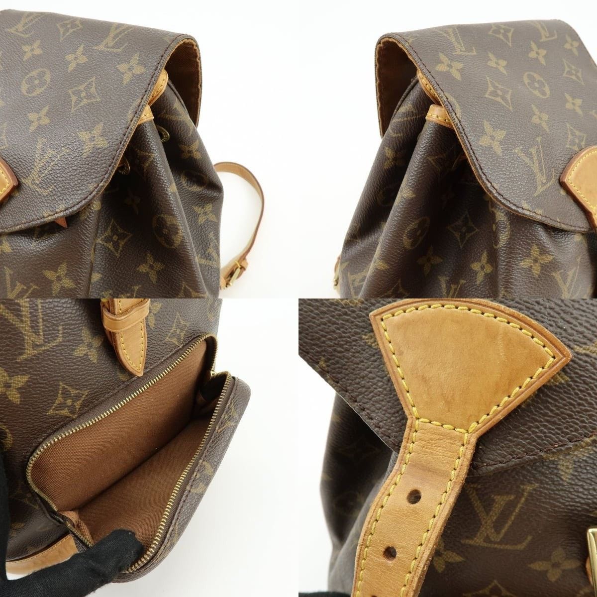 Louis Vuitton Louis Vuitton Monogram Montsouris MM Backpack Size ONE SIZE - 6 Thumbnail