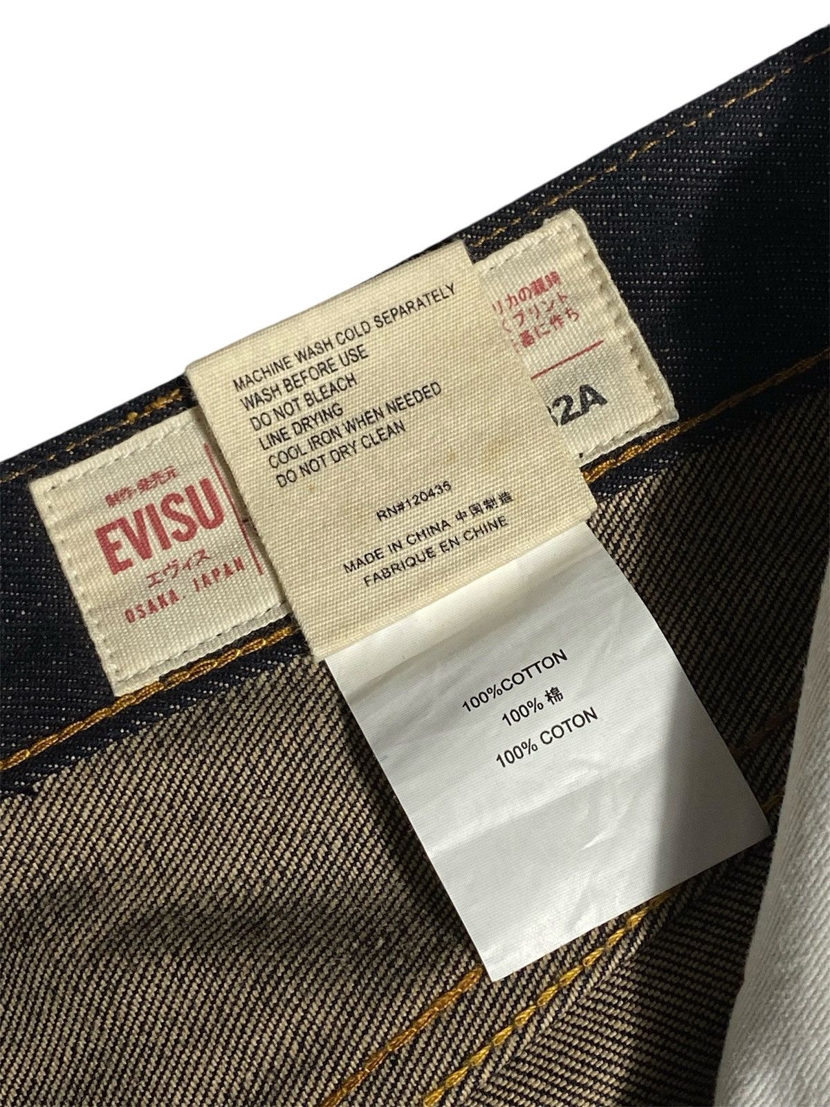 Evisu Evisu Script Daicock No 3 Lot 2000 New Size US 33 - 10 Thumbnail