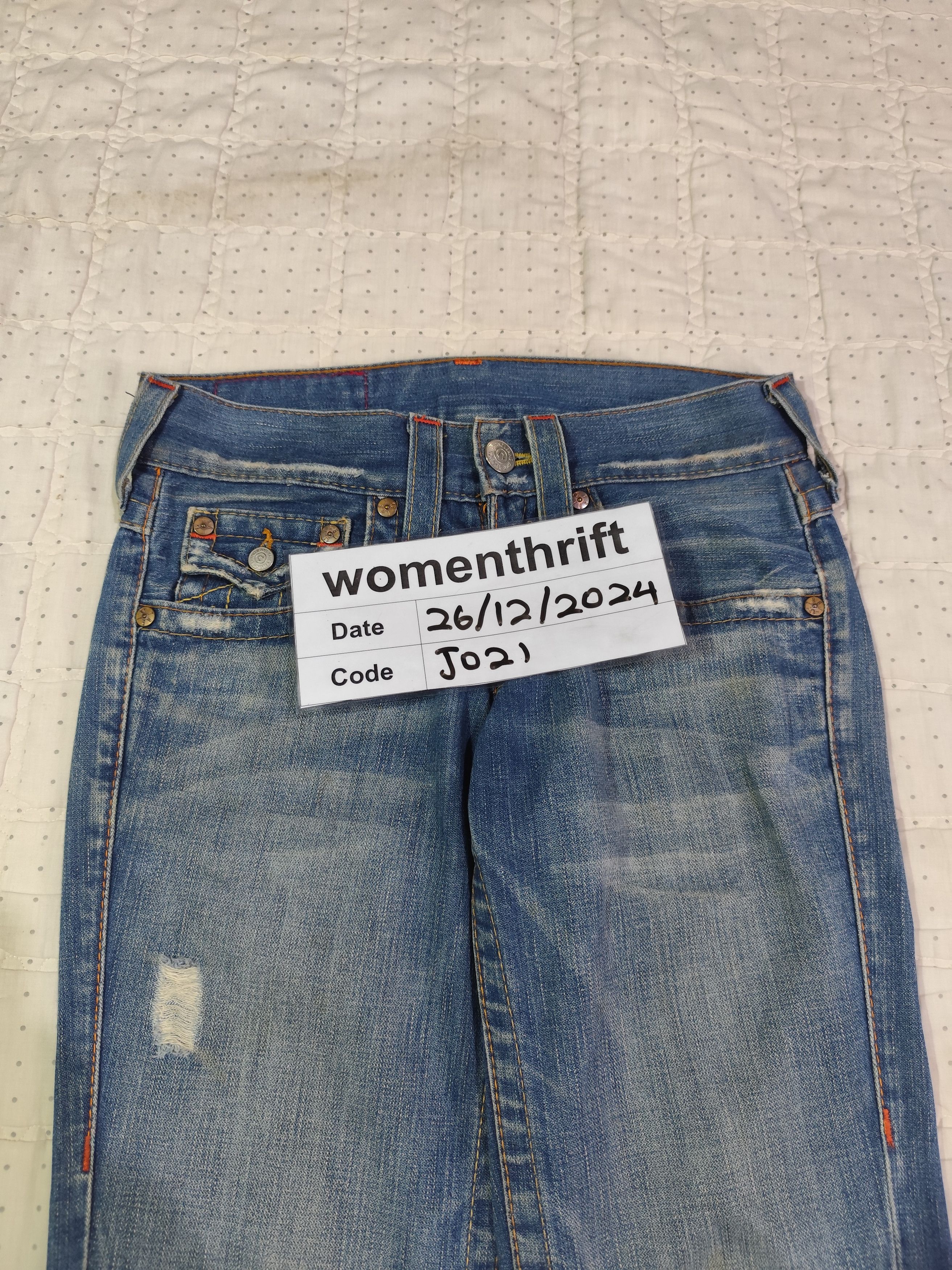 True Religion Vintage True Religion Flare Denim J021 Size 30" / US 8 / IT 44 - 22 Thumbnail