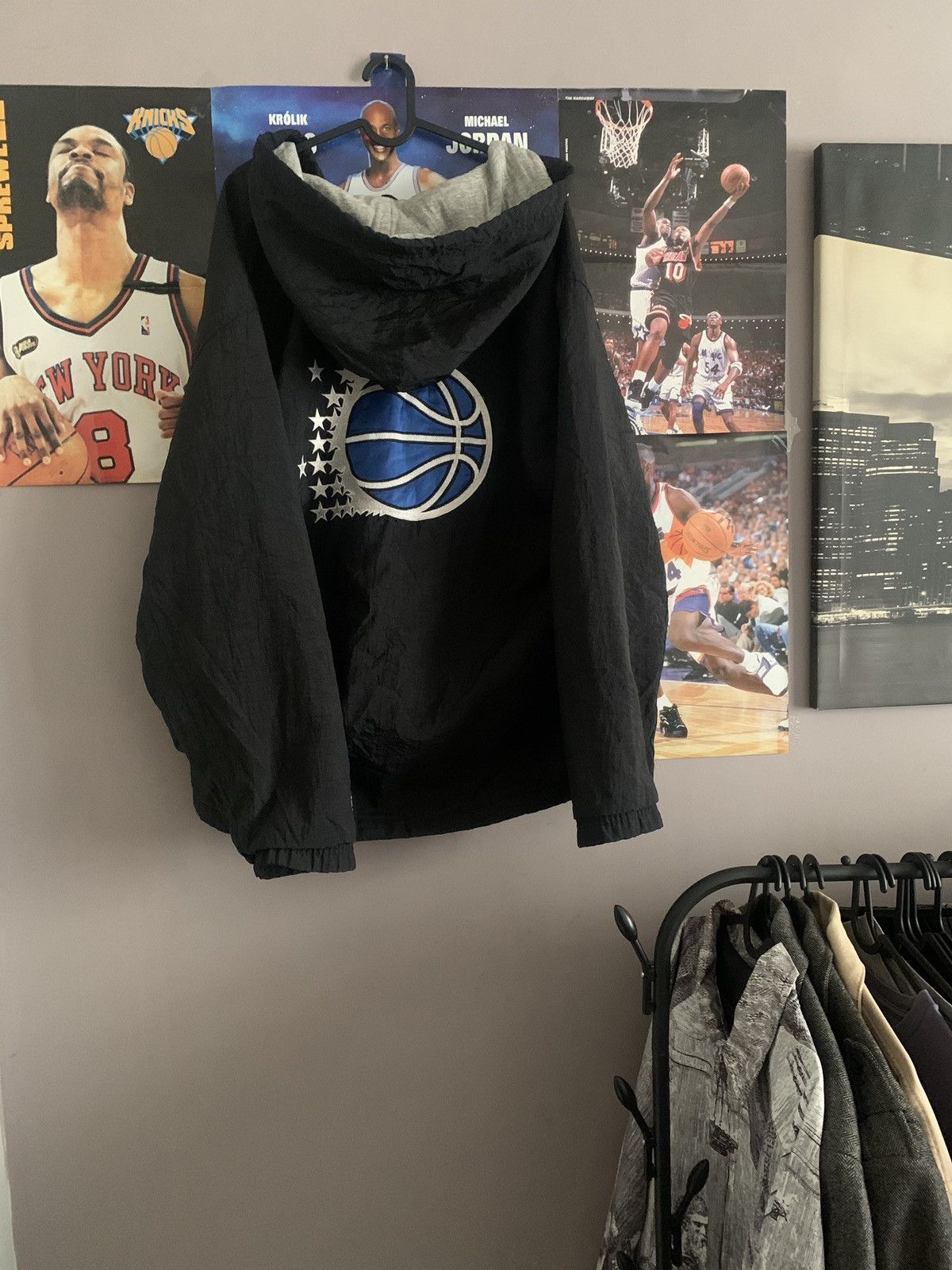 NBA × Starter × Vintage 90s Vintage NBA Starter Orlando Magic Light Jacket Size US L / EU 52-54 / 3 - 7 Thumbnail
