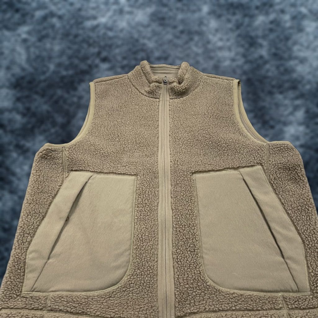 Lululemon Lululemon Vest Mens XL Brown Full Zip Fleece Outdoor Hiking Bomber Jacket 90s? Size US XL / EU 56 / 4 - 1 Thumbnail
