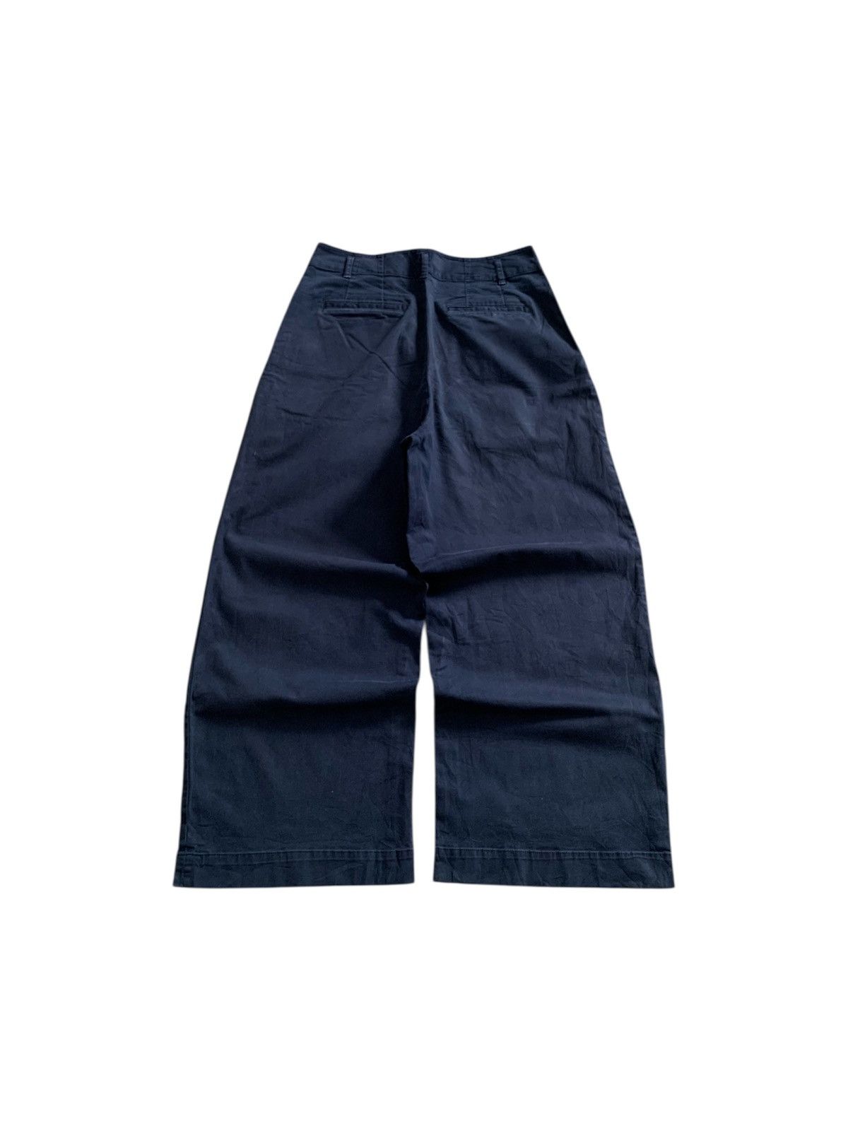 Yohji Yamamoto Uniqlo Twill Pleated Wide Leg Pants Size US 30 / EU 46 - 6 Thumbnail