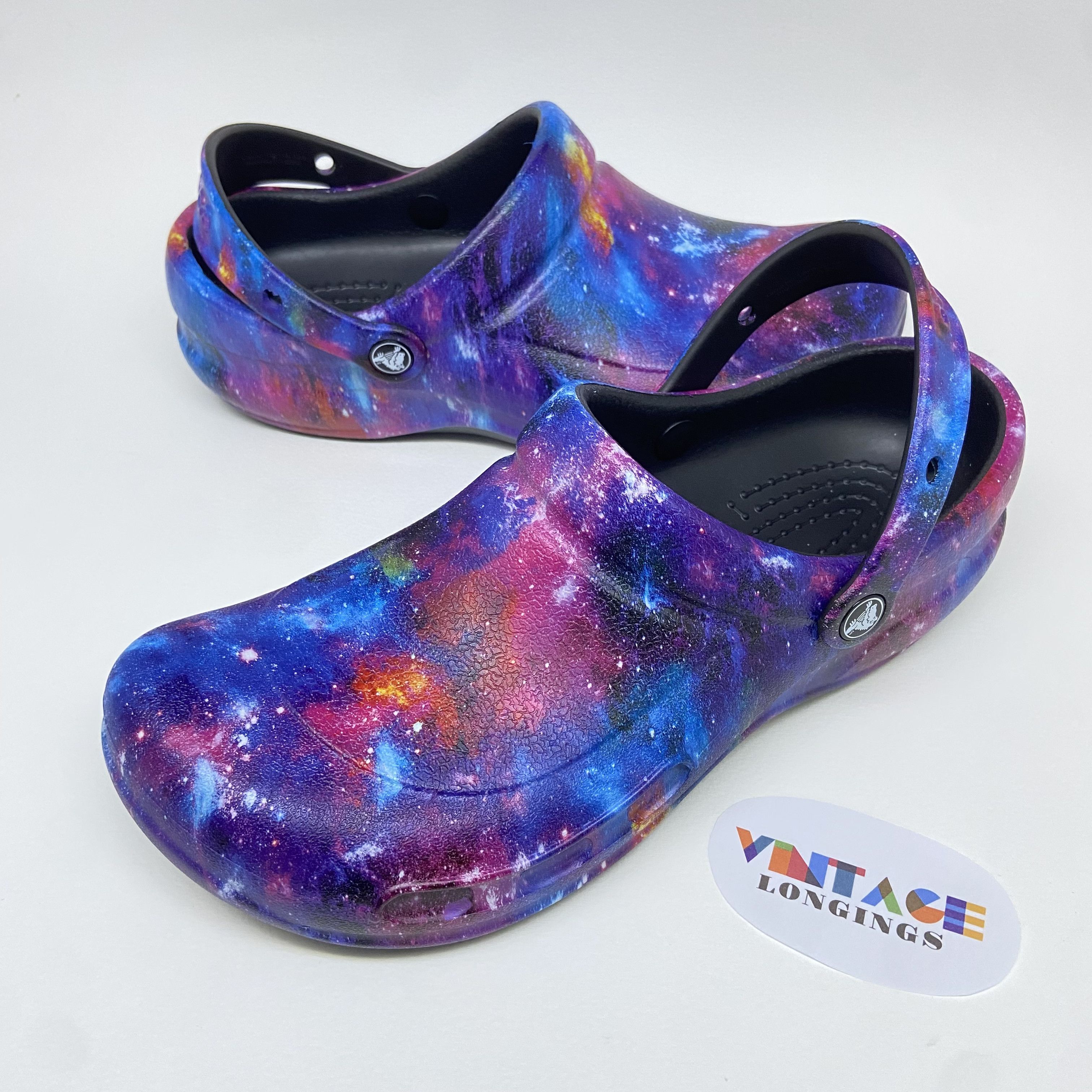 Crocs Crocs Galaxy Adult Bistro Clogs NoSlip Work Shoes - M10 W12 Size US 10 / EU 43 - 1 Thumbnail