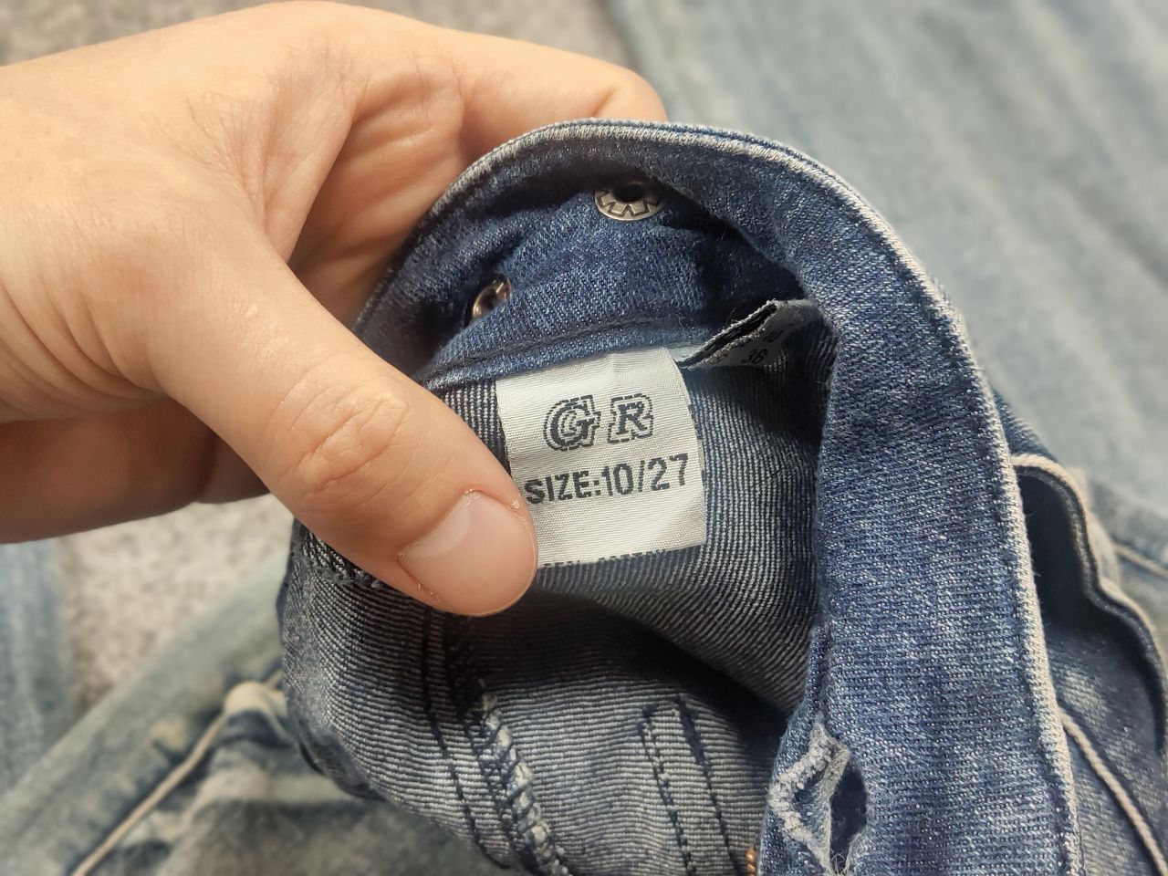 Le Grande Bleu (L.G.B.) GR Vintage Faded Y2K lGB Y2K Opium Style Cargo Flared Jeans Size 30" / US 8 / IT 44 - 16 Thumbnail