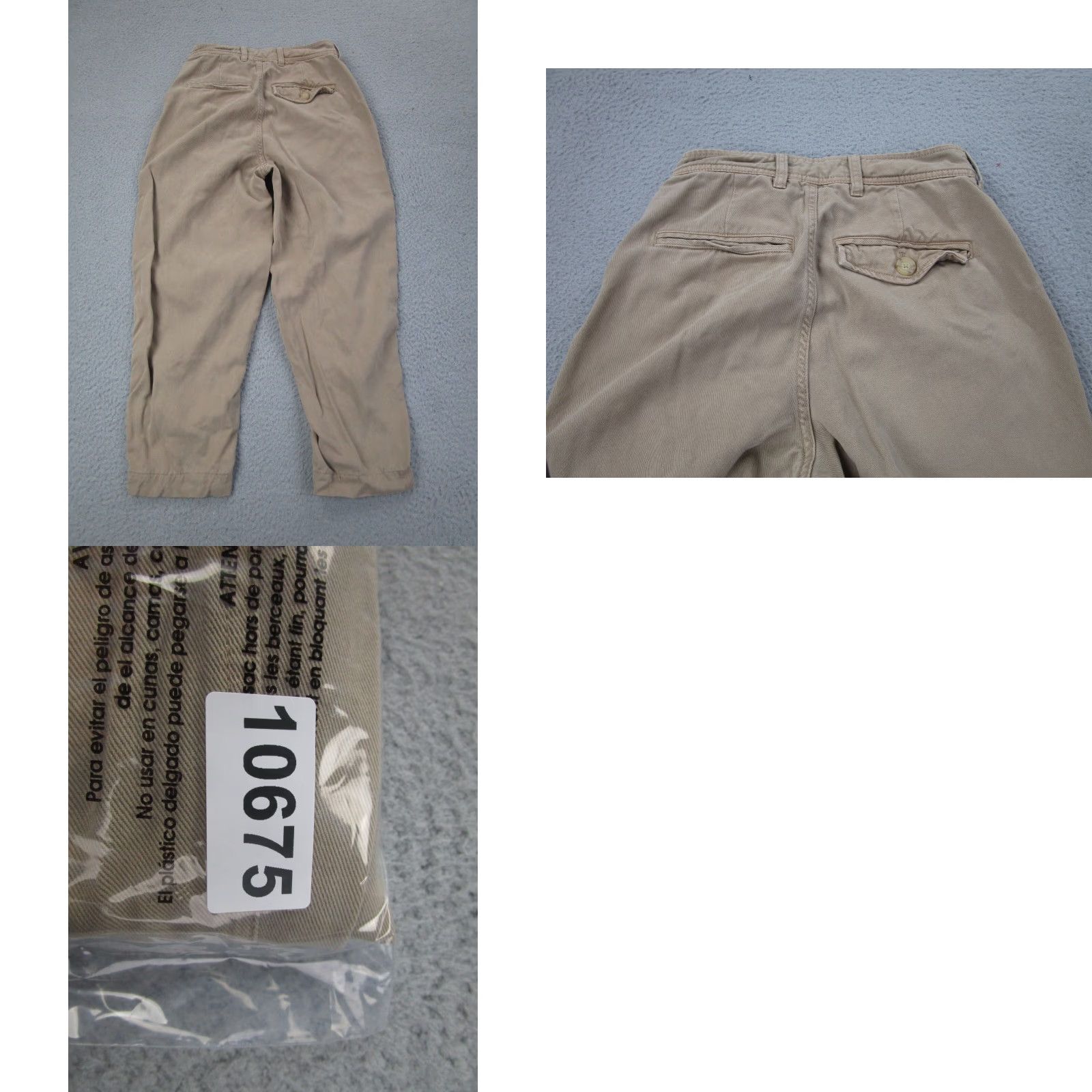 Everlane Everlane Pants Womens 00 Beige Army Military Twill High Rise Khakis Long Pants Size 26" / US 2 / IT 38 - 9 Thumbnail