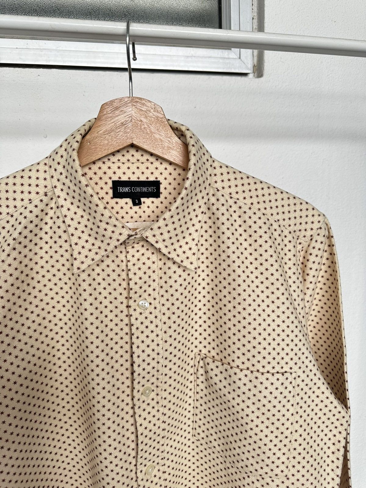 Share Spirit Homme 00's Transcontinents Japan Star printed button up shirt Size US M / EU 48-50 / 2 - 8 Thumbnail
