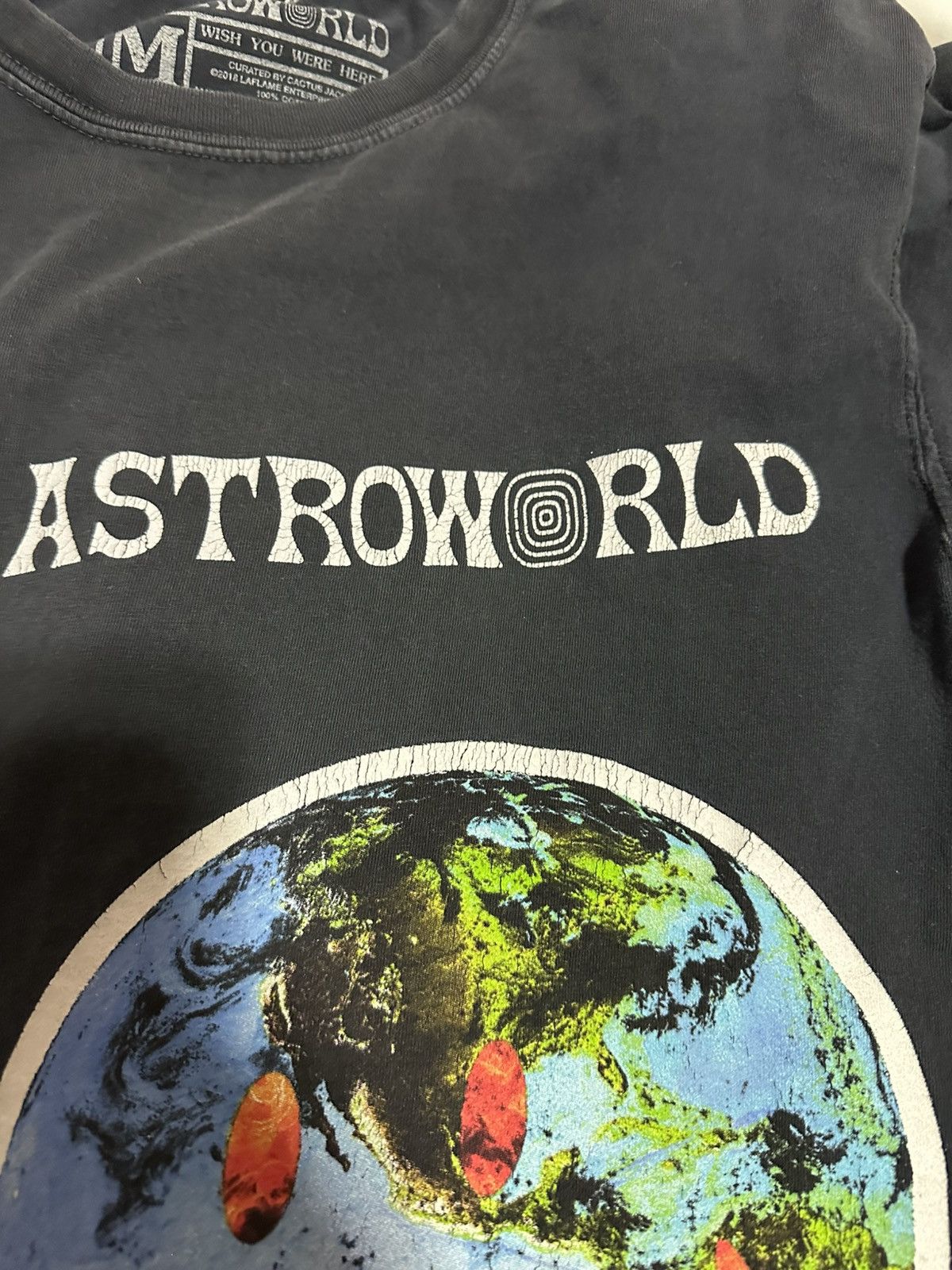 Travis Scott Travis Scott Astroworld Put On A Happy Face Tee Size US M / EU 48-50 / 2 - 5 Thumbnail