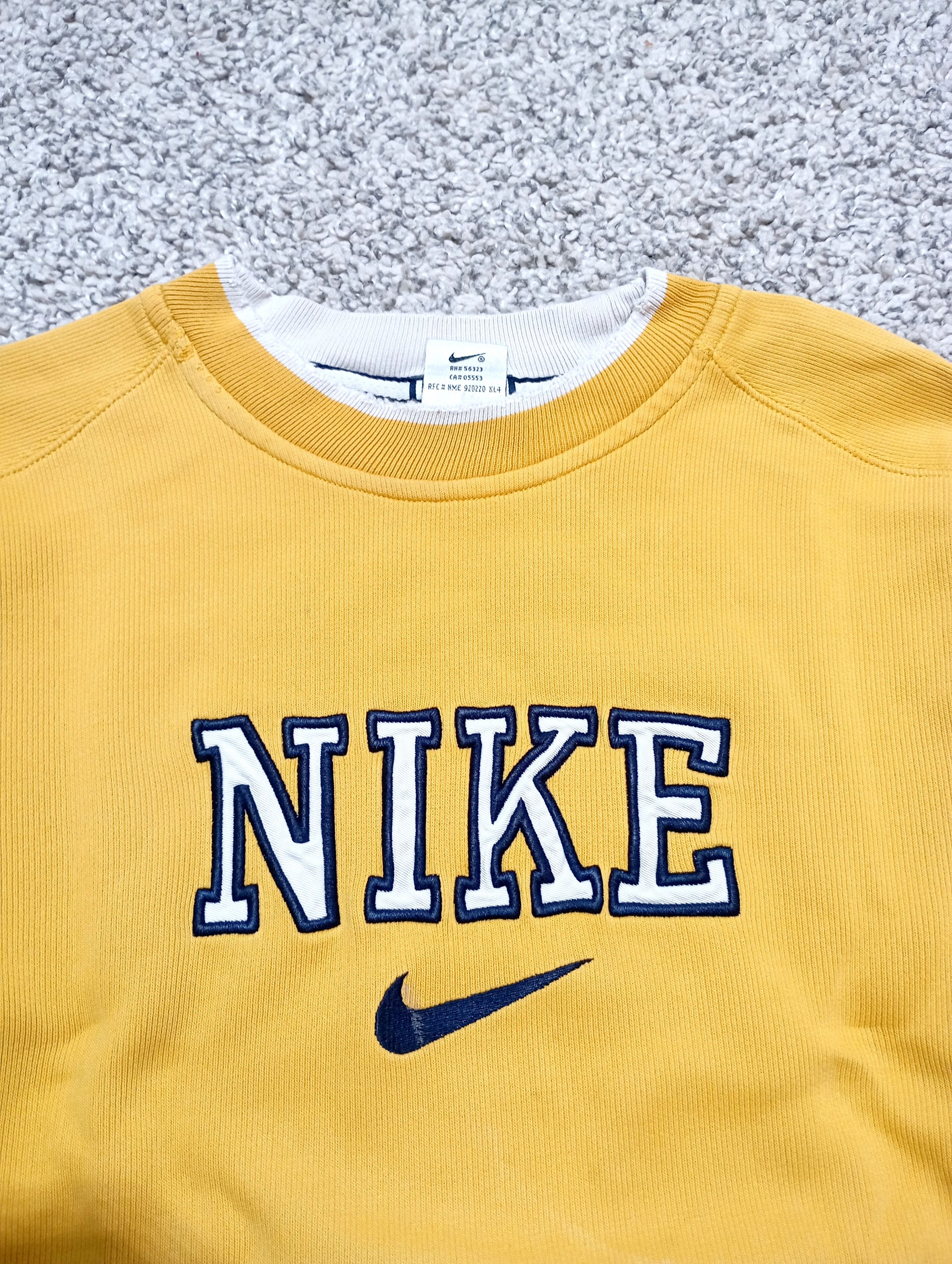 Nike 🔥Vintage🔥Nike Boxy Travis Scott Vibe Disstresed Sweatshirt Size US M / EU 48-50 / 2 - 3 Thumbnail