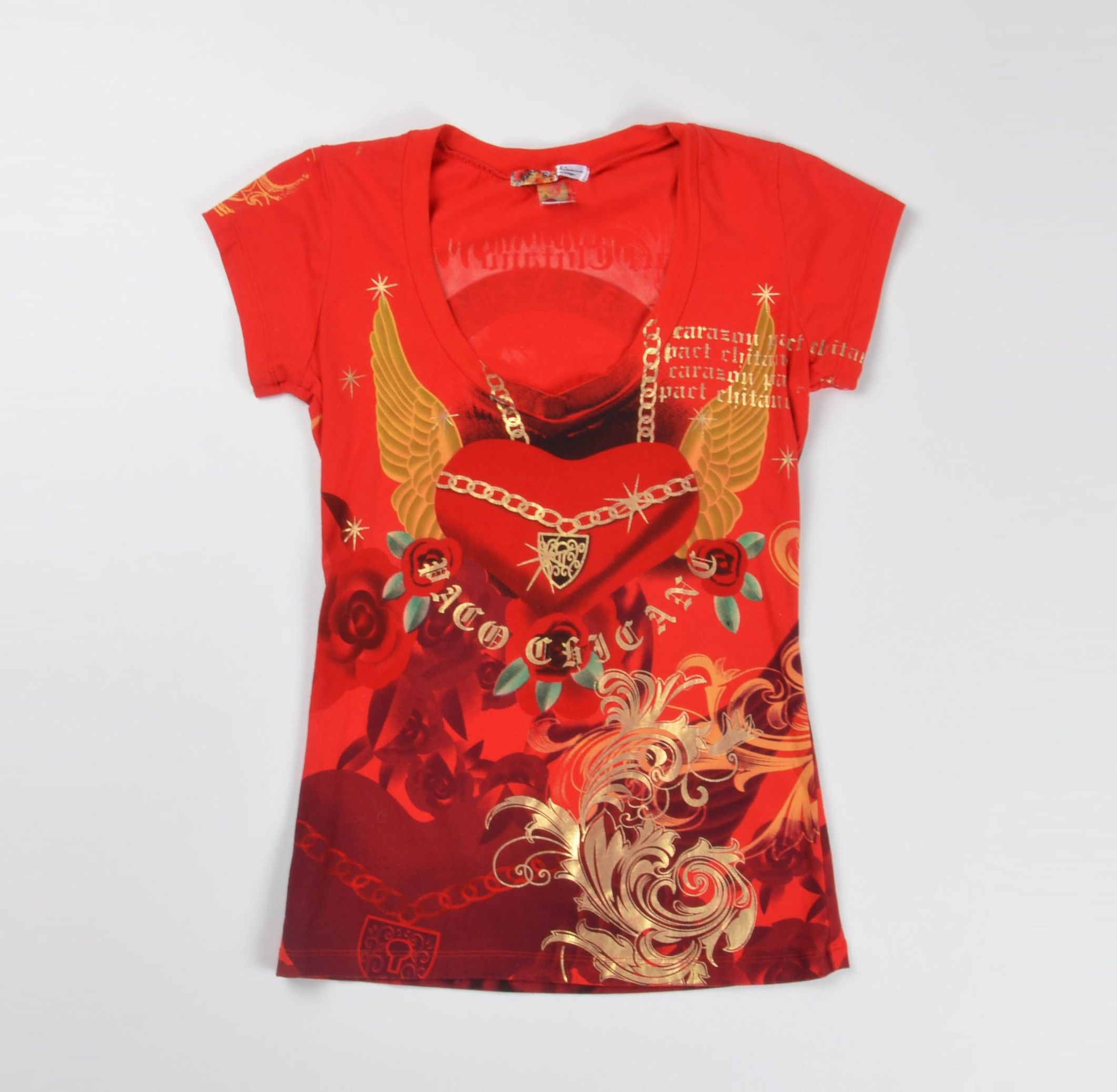 Christian Audigier Paco Chicano by Christian Audigier Y2K Tattoo Glam Top Size S / US 4 / IT 40 - 3 Thumbnail