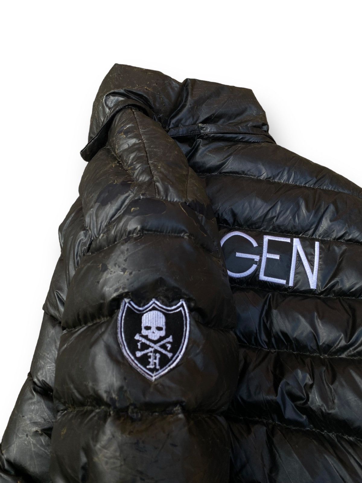 HYDROGEN × Vintage Vintage Hydrogen Embroidery Logo Spell Out Puffer. #C7 Size US L / EU 52-54 / 3 - 10 Thumbnail