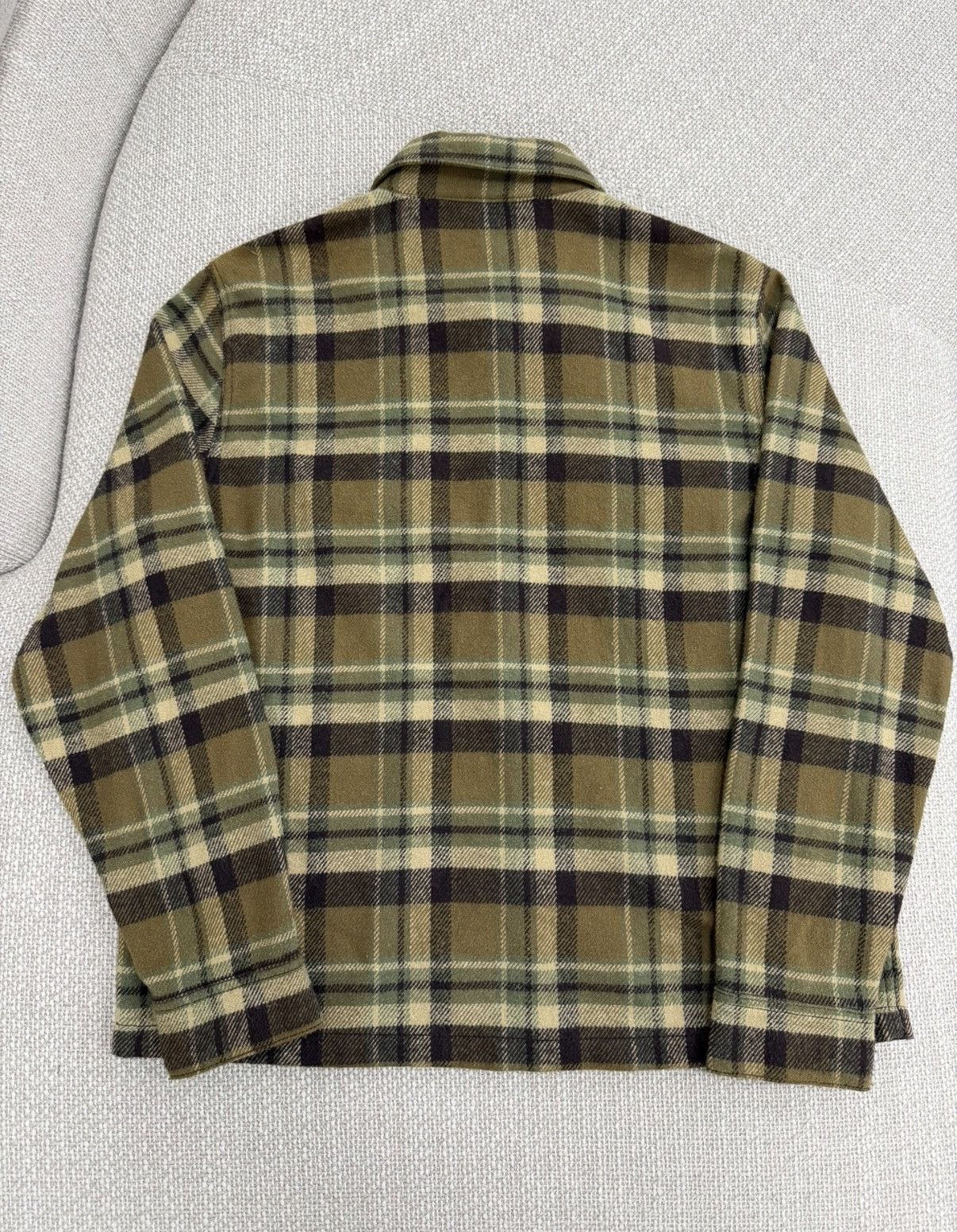 Chrome Hearts Chrome Hearts Yellow-Brown Plaid Workdog Shirt F0822 Size US M / EU 48-50 / 2 - 2 Thumbnail