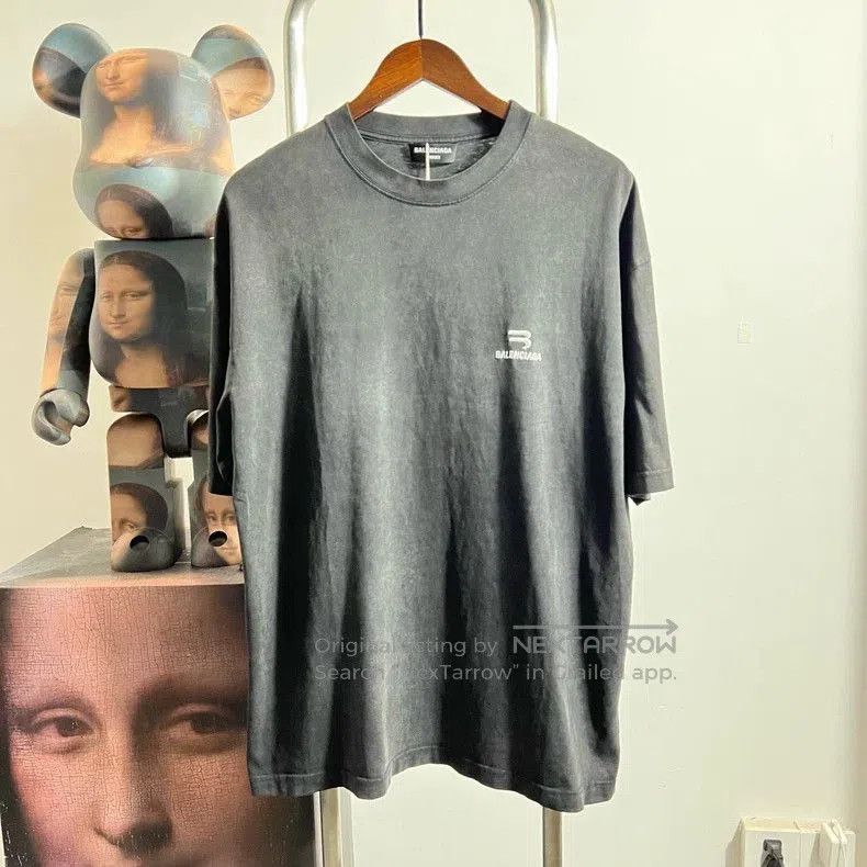 Balenciaga Balenciaga Double Hook Embroidered Tee. Size US XS / EU 42 / 0 - 1 Thumbnail