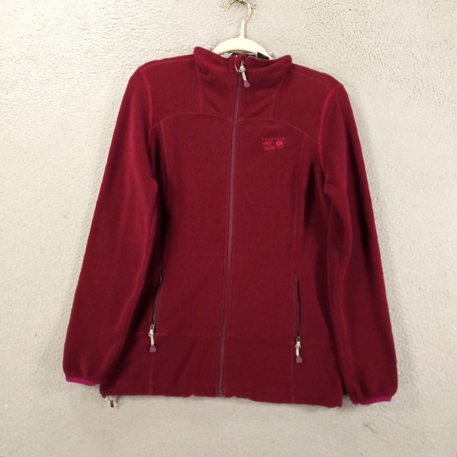 Mountain Hardwear Mountain Hardwear Jacket Womens Small Maroon Fleece Long Sleeve Zip Pocket Regular Size S / US 4 / IT 40 - 7 Thumbnail