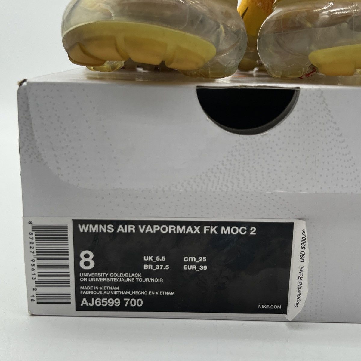 Nike Wmns VaporMax Moc 2 university gold Size US 8 / IT 38 - 6 Thumbnail