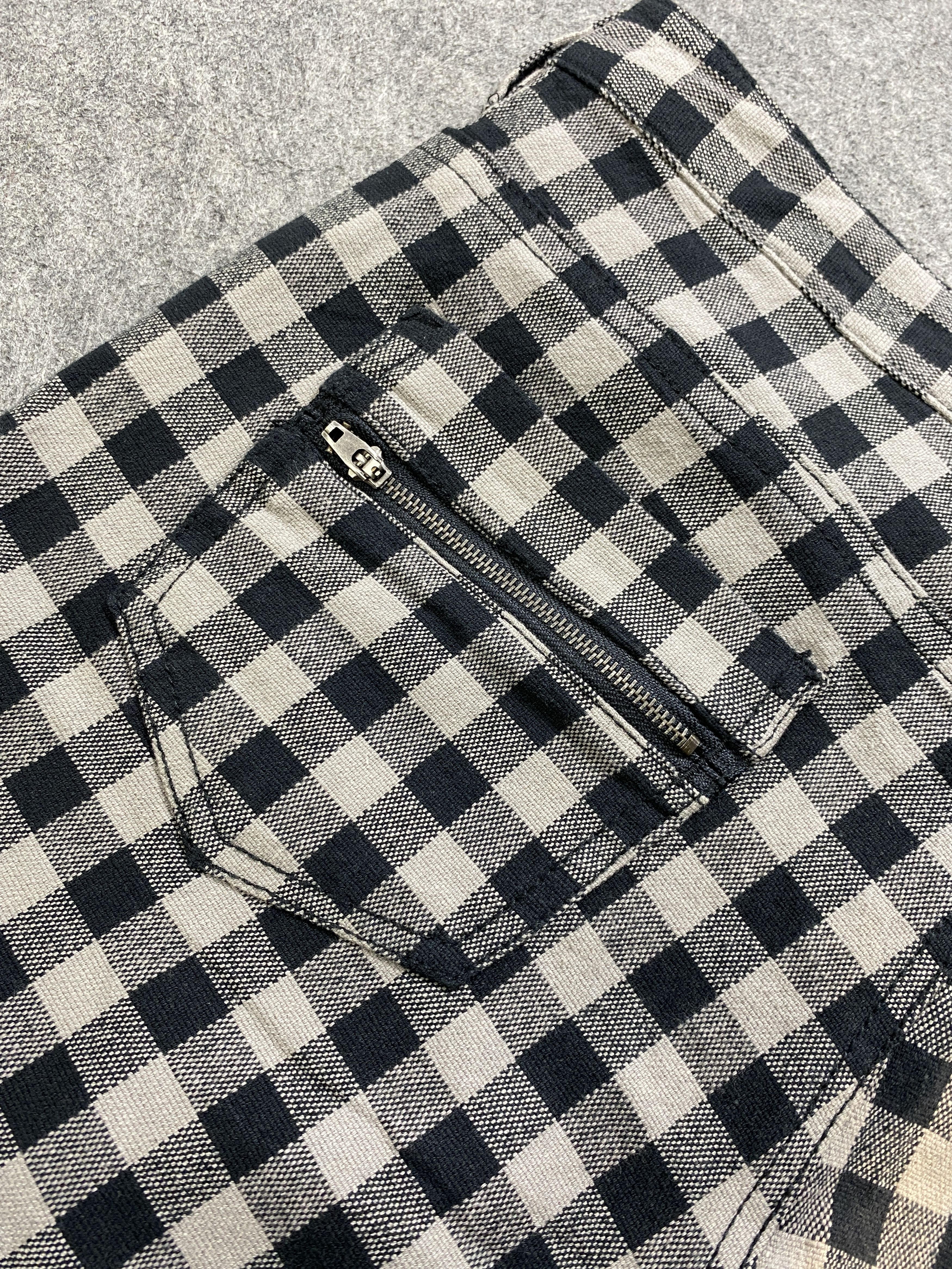 Japanese Brand Vintage Checkered Japanesse Low Rise Pants -CP274 Size US 38 / EU 54 - 10 Thumbnail