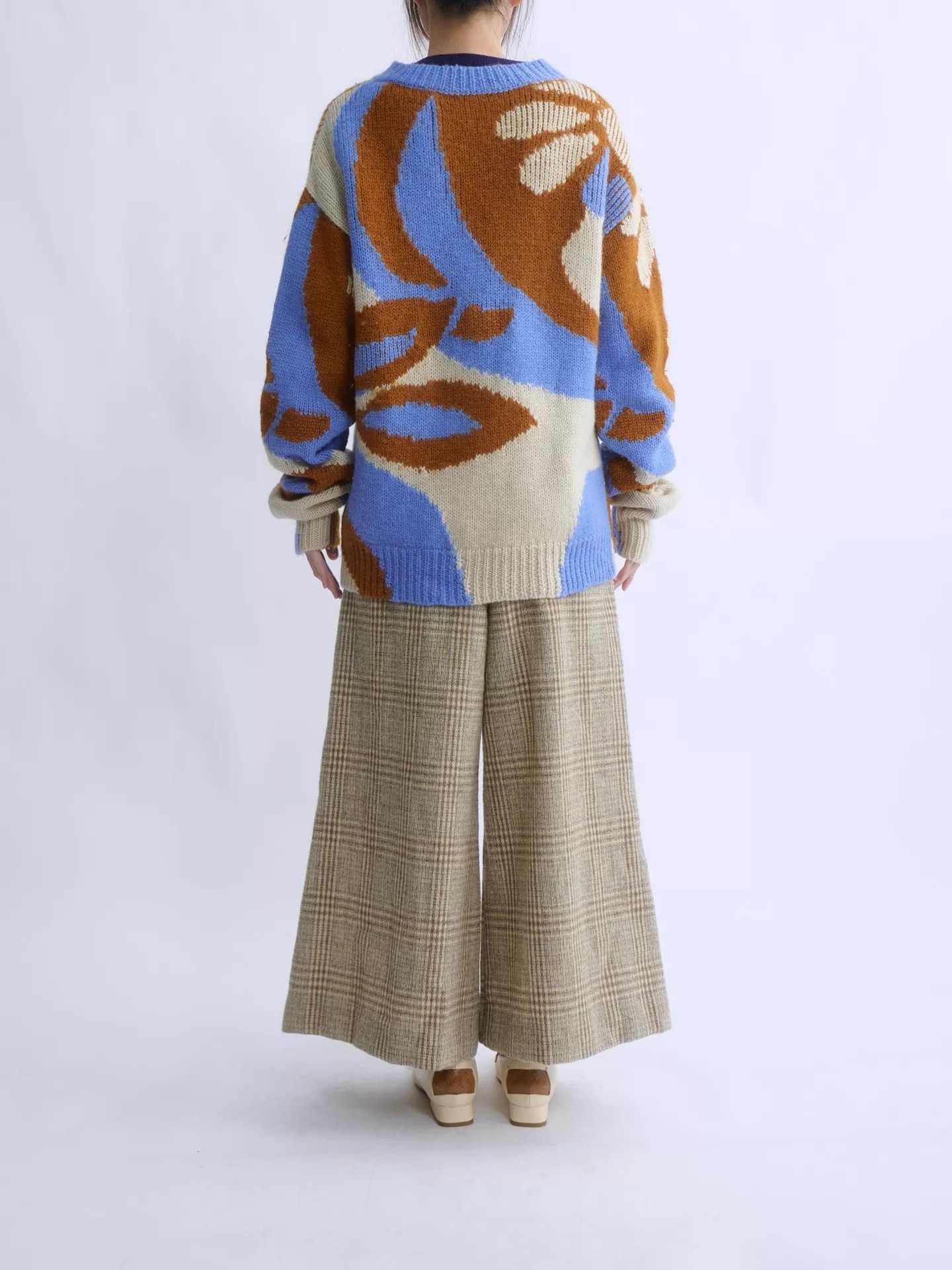 Dries Van Noten Dries Van Noten Abstract Jacquard Wool Sweater S 2020 Size S / US 4 / IT 40 - 6 Thumbnail