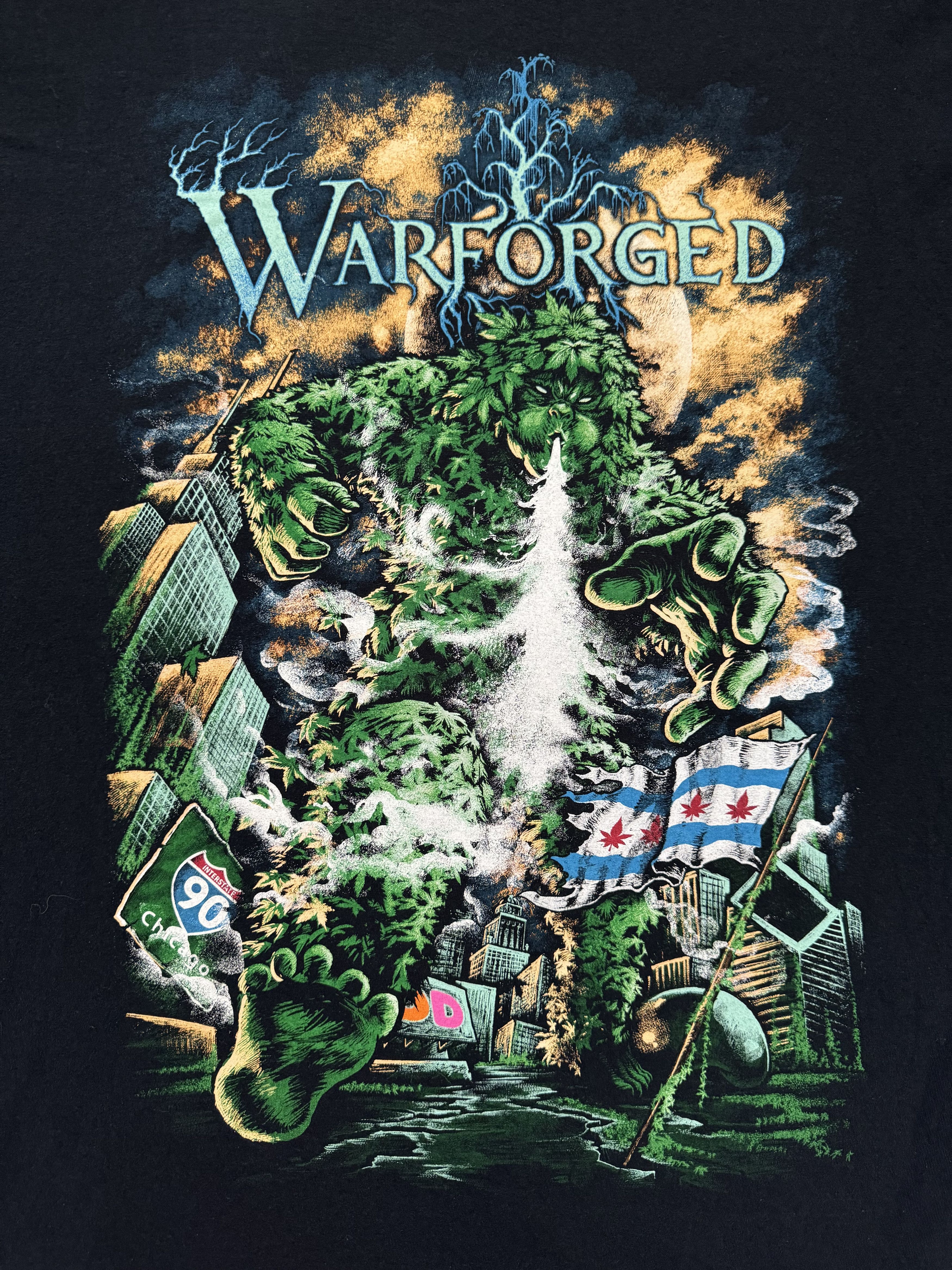 Band Tees × Fruit Of The Loom 2005 Warforged Chicago Weed Monster Band Tee Size US XL / EU 56 / 4 - 4 Thumbnail