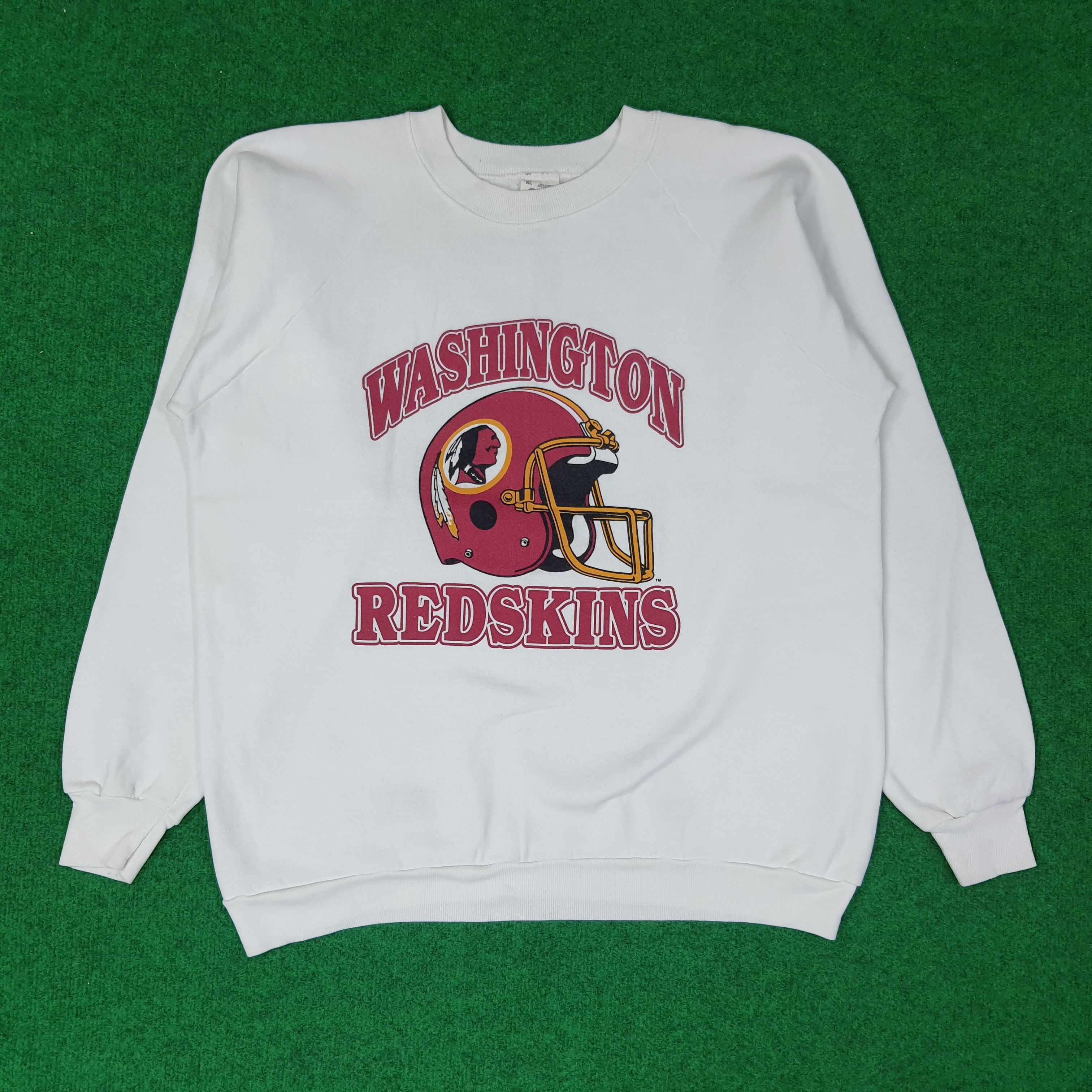 NFL Vintage Washington Redskin Football Team Sweatshirt C251N2 Size US L / EU 52-54 / 3 - 1 Thumbnail
