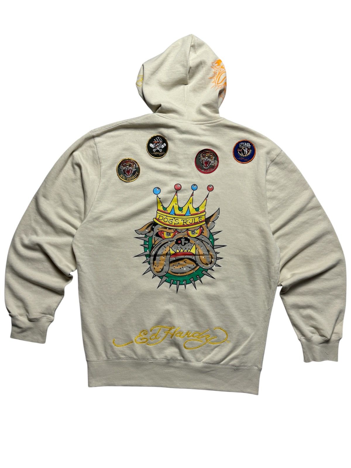 Ed Hardy Christian Audigier Ed Hardy zip hoodie big logo dogs Size US XXL / EU 58 / 5 - 1 Thumbnail