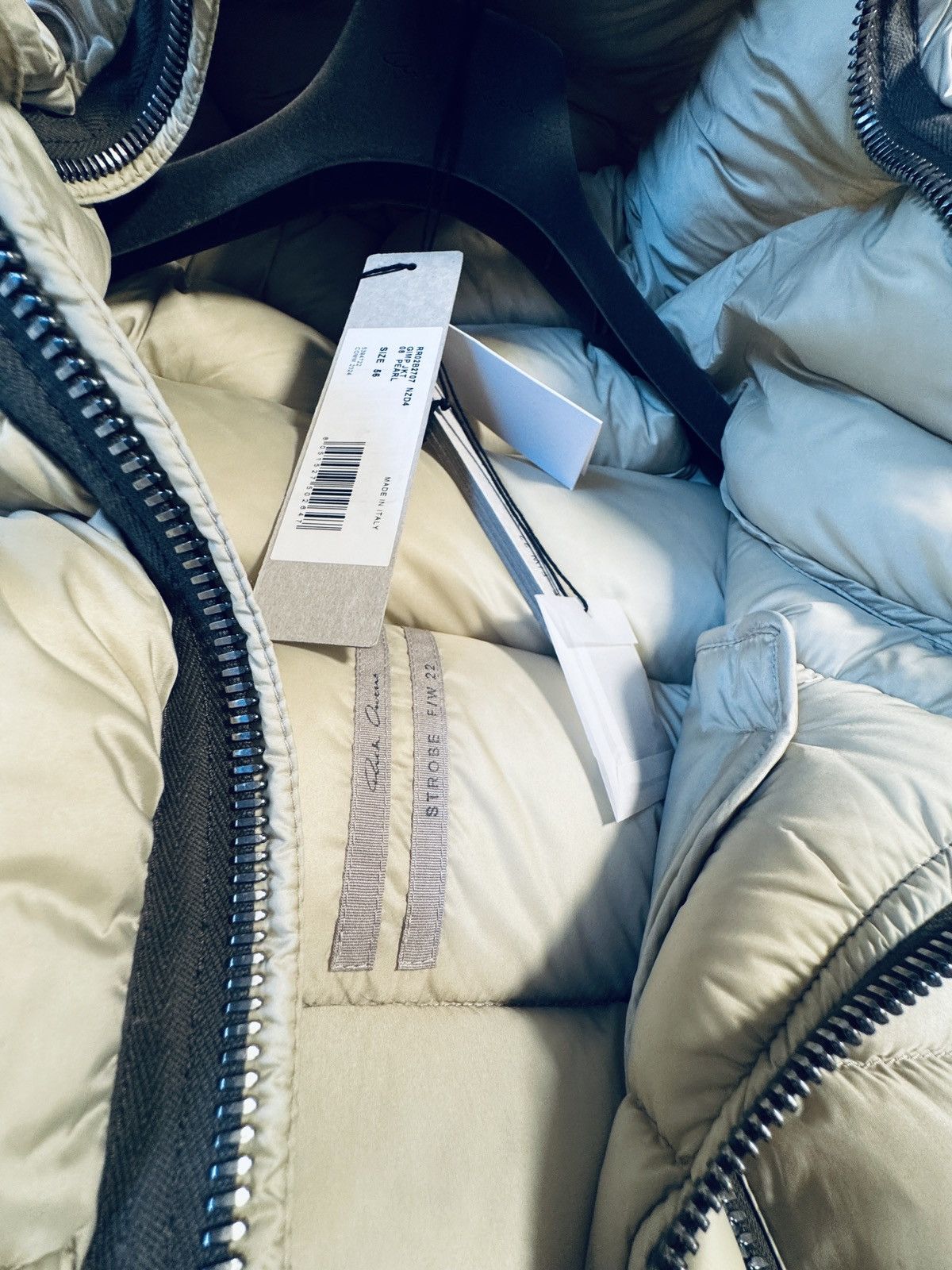 Rick Owens GIMP JACKET PEARL Size US XXL / EU 58 / 5 - 16 Thumbnail