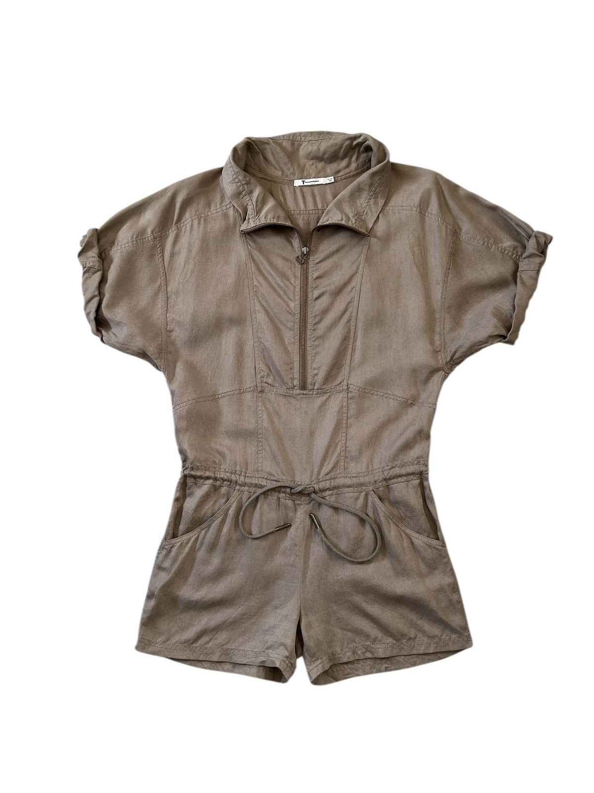 Alexander Wang Alexander Wang Linen Tensel Jumpsuit Romper Size XS / US 0-2 / IT 36-38 - 5 Thumbnail