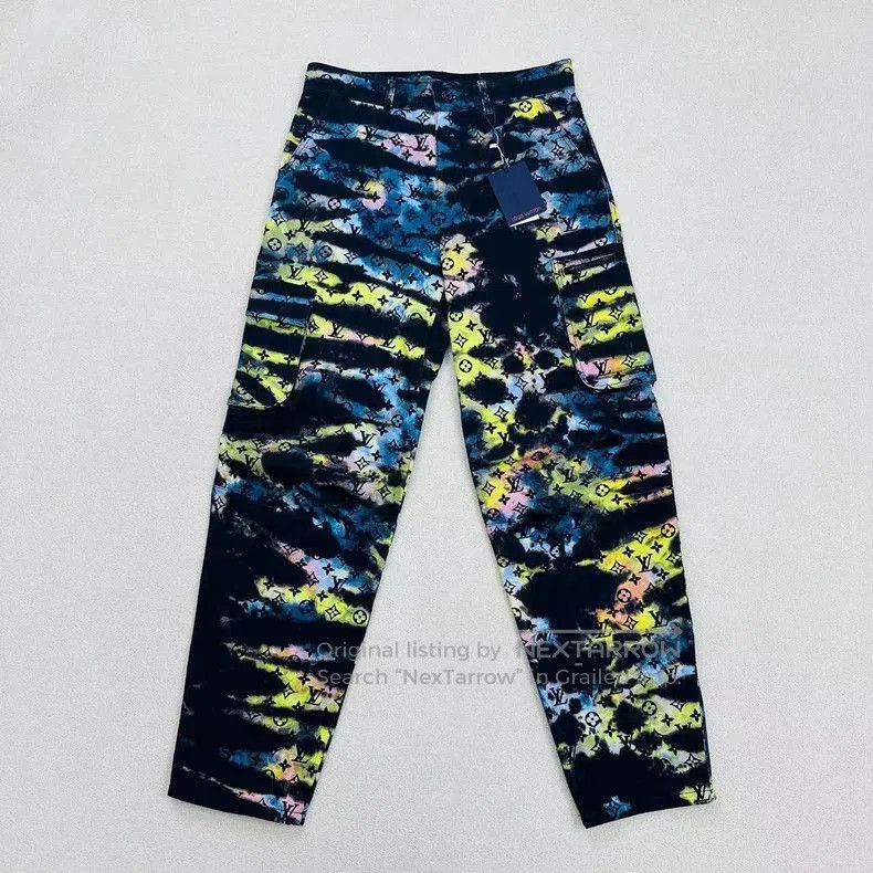 Louis Vuitton Louis Vuitton Printed Denim Jeans. Size US 34 / EU 50 - 1 Thumbnail