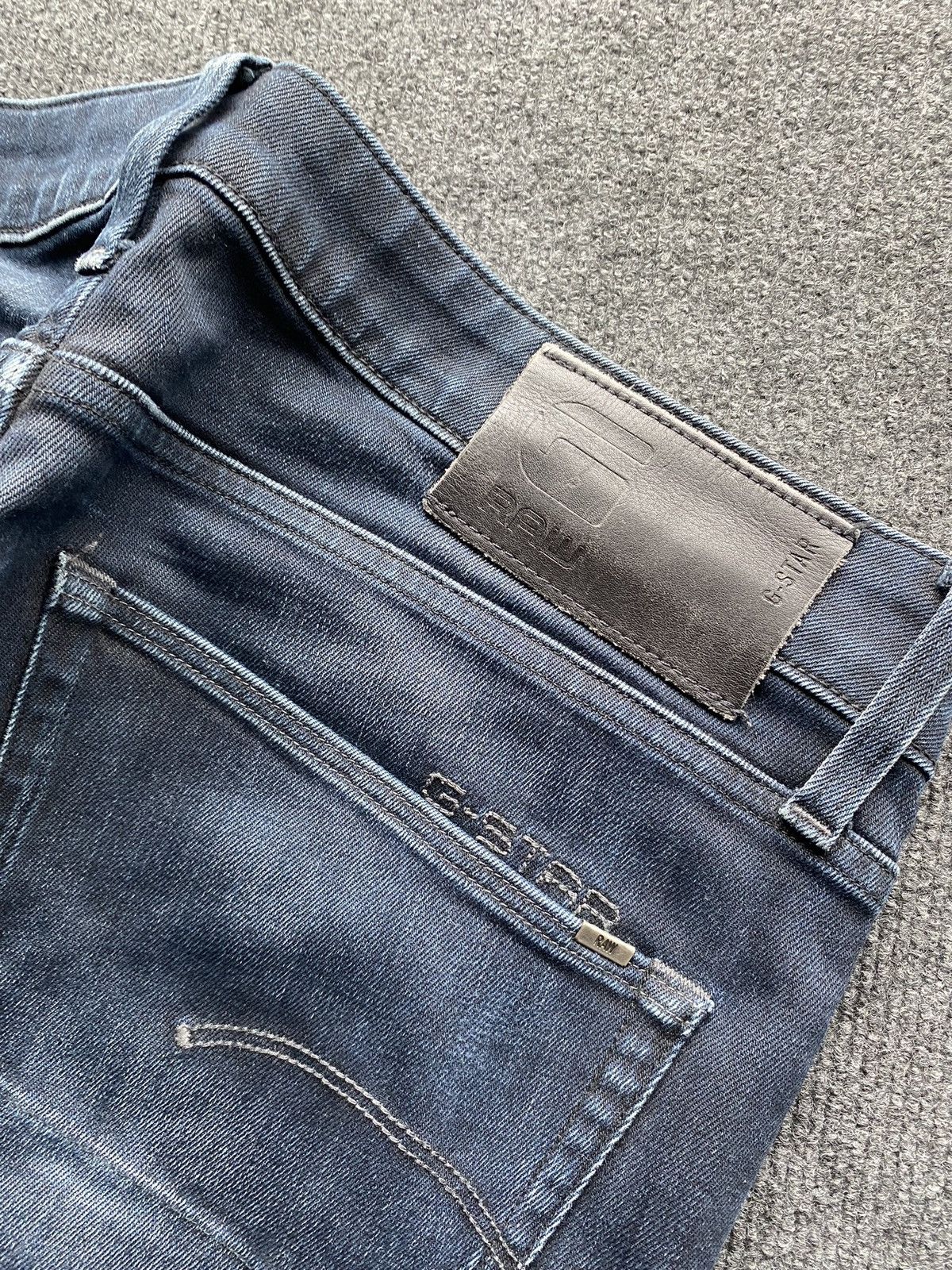 G-Star 🔥Opium Punk G Star dark washed blue jeans 3301 slim y2k goth Size US 34 / EU 50 - 18 Thumbnail