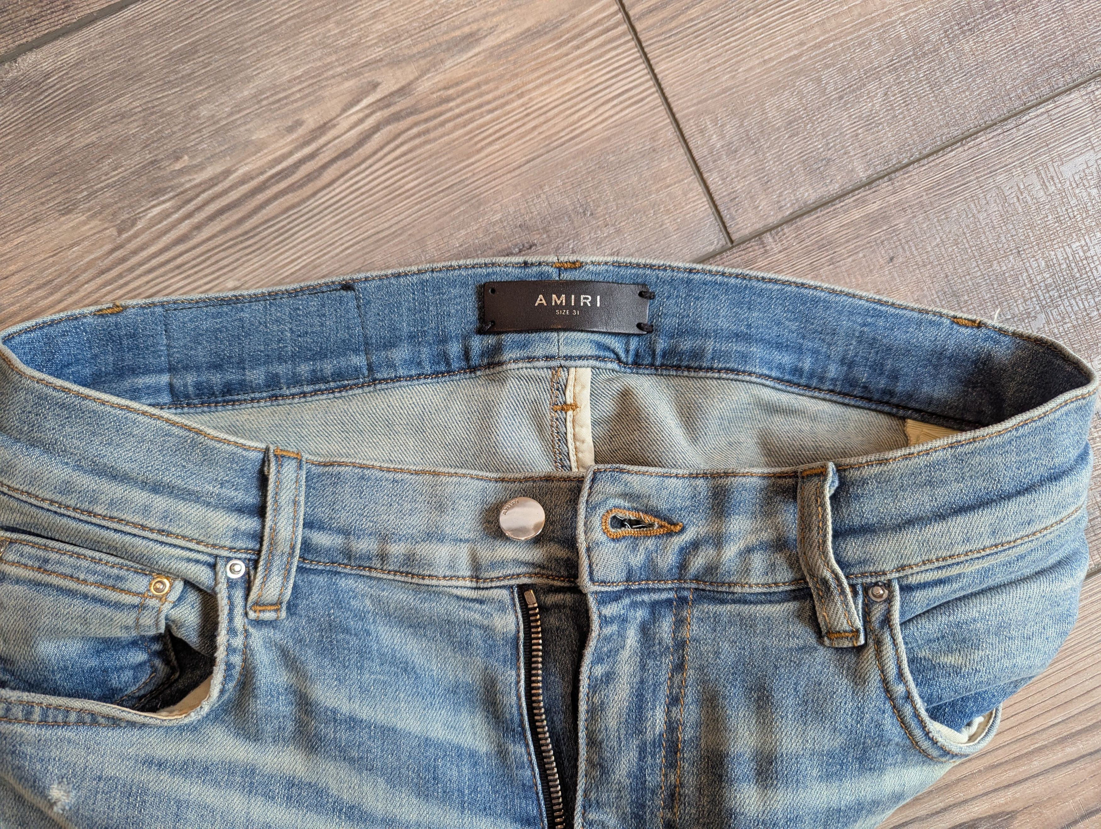 Amiri Amiri Stack Denim Jeans Sz 31 Size US 31 - 4 Thumbnail