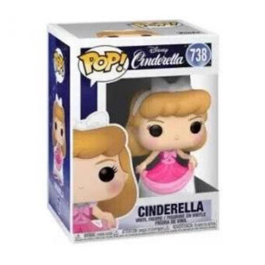 Disney Funko Pop! Disney Princess Cinderella in Pink Dress Vinyl Fi Size ONE SIZE - 7 Thumbnail