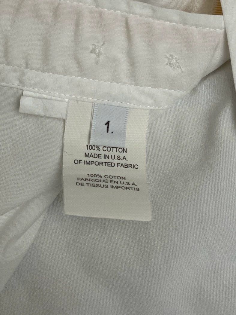 Thom Browne Thom browne White striped pocket shirt 2504-Nextarrow Size US S / EU 44-46 / 1 - 7 Thumbnail