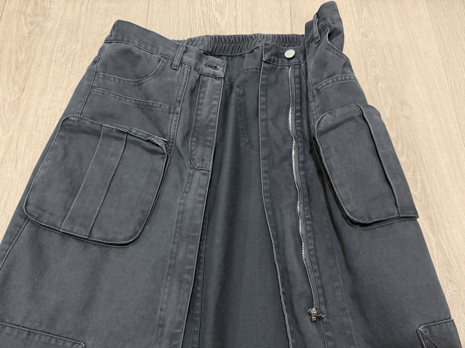 Vintage Jerry Hall vintage cargo y2k swag Long Skirt Pocket 2000`s Size 25" / US 0 / IT 36 - 15 Thumbnail