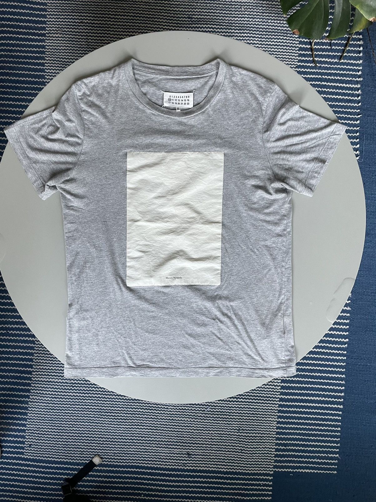 Maison margiela T-shirt white grey