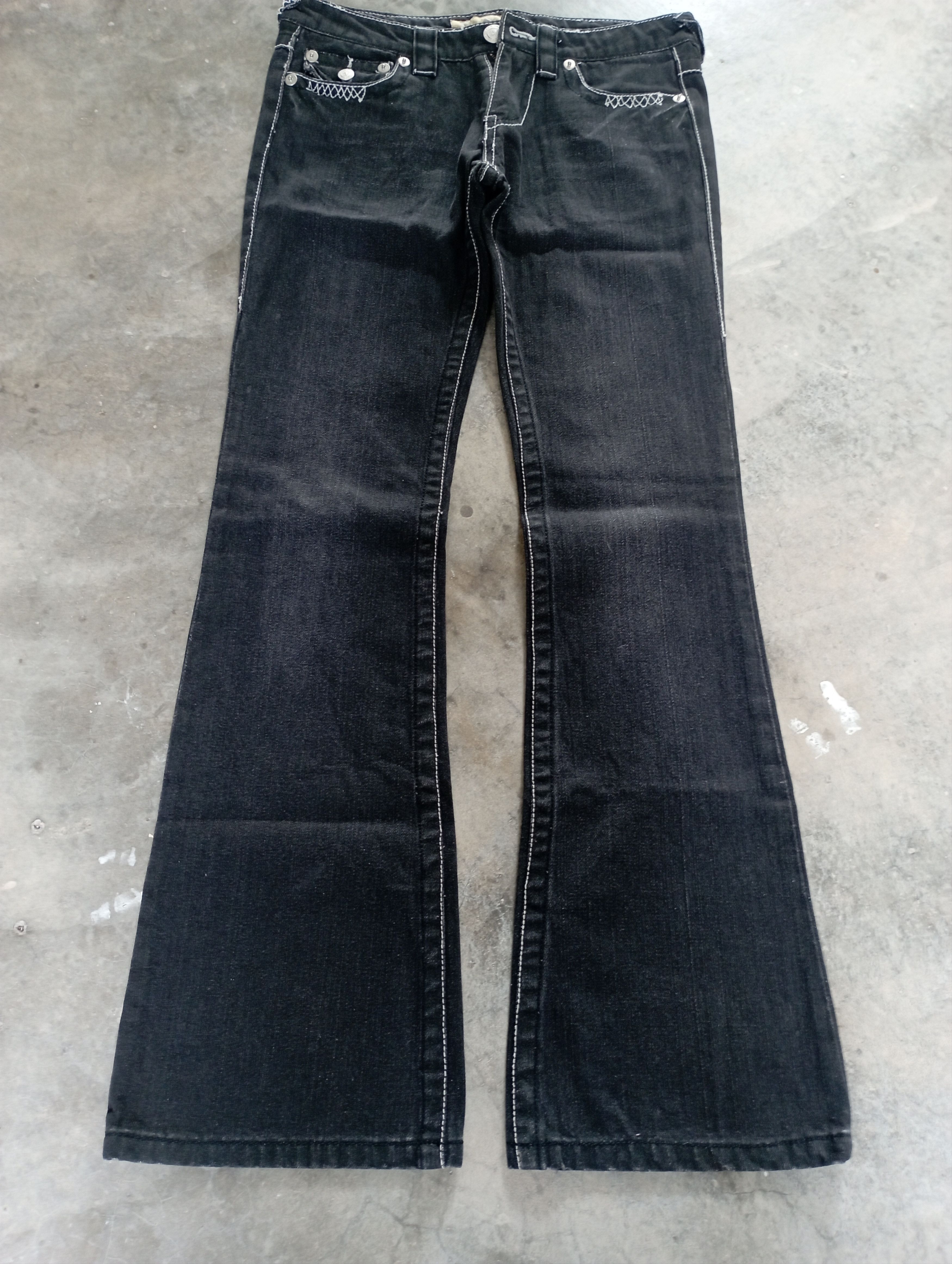 image of Hysteric Glamour x If Six Was Nine Flare Jeans in Black, Men's (Size 29)