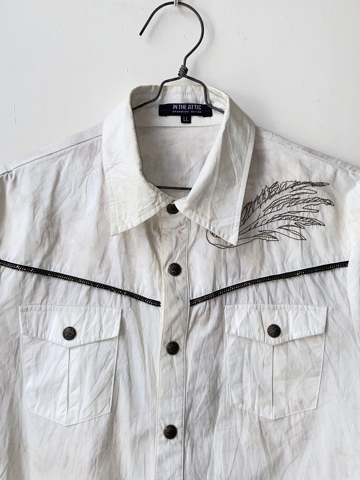 In The Attic IN THE ATTIC White Shirt Size US M / EU 48-50 / 2 - 13 Thumbnail