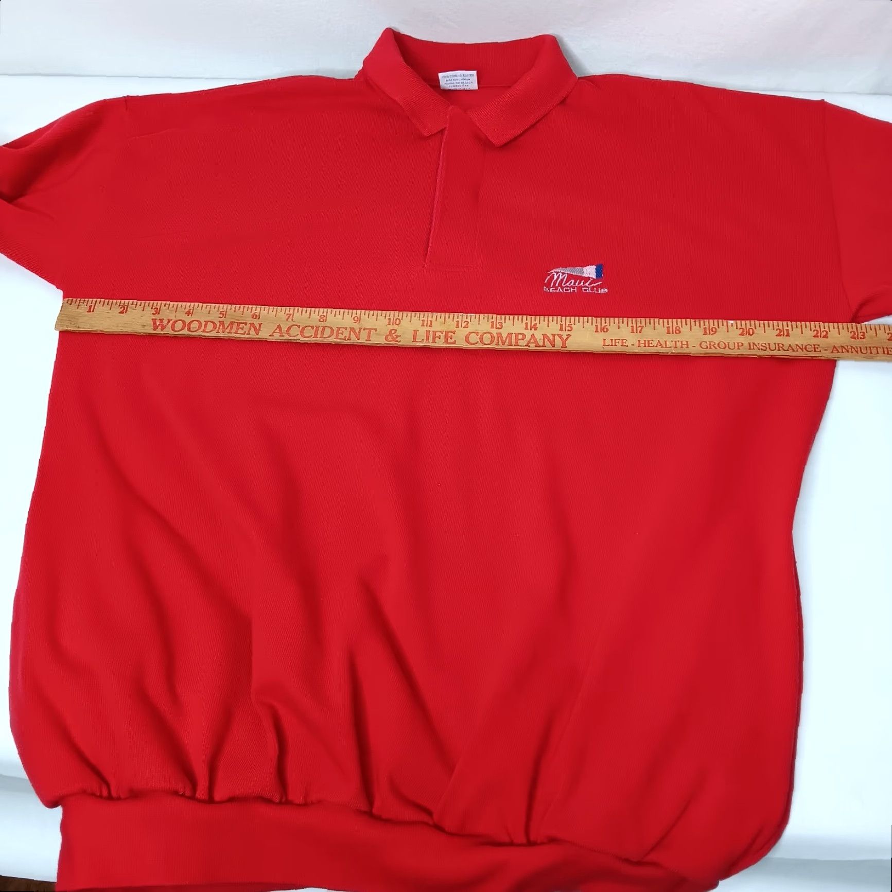 Vintage Crazy Shirts Hawaii Polo Shirt Men L Red Long Sleeve Collared Shirt Size US L / EU 52-54 / 3 - 6 Thumbnail