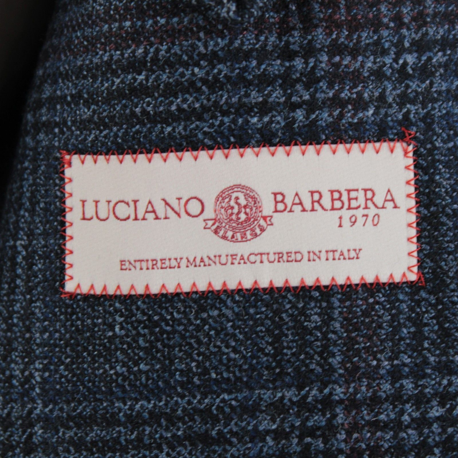 Luciano Barbera Luciano Barbera Sport Coat Size 46 US in Blue Size 46R - 7 Thumbnail