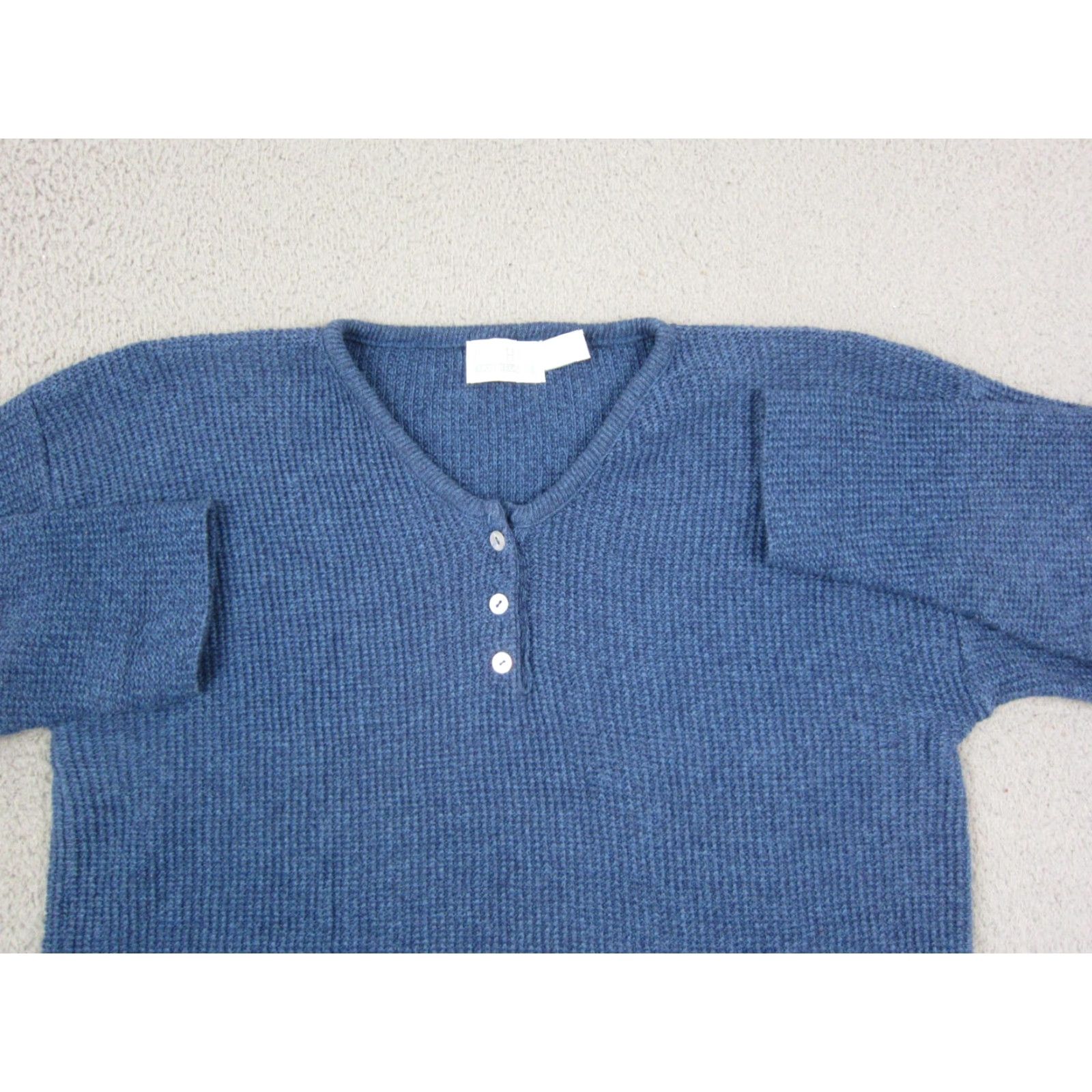 Van Heusen VINTAGE Van Heusen Sweater Womens M Blue Knit Crew Neck Pullover 80s 90s Casual City All Seasons Mens? No gender: end with Womens Size M / US 6-8 / IT 42-44 - 2 Thumbnail