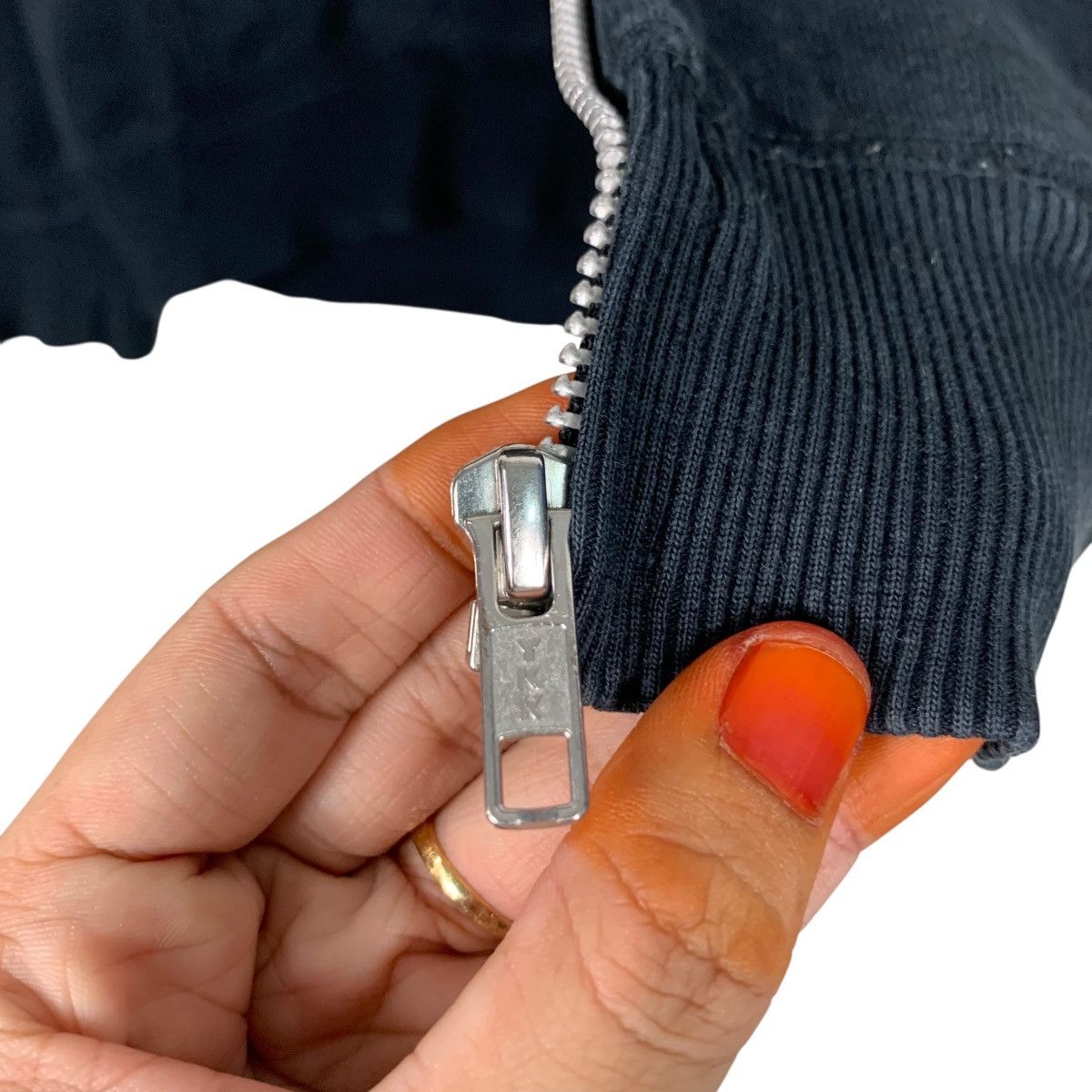 Converse CONVERSE Small Logo Zipper Hoodie Sweatshirt #3596-C194 Size US L / EU 52-54 / 3 - 10 Thumbnail