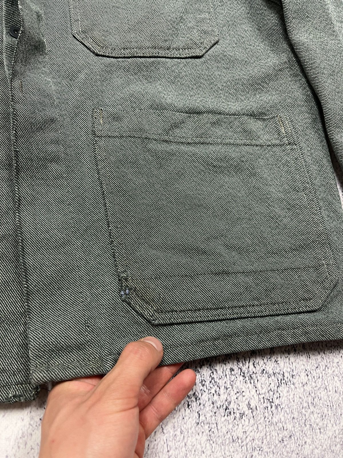 Vintage 90’s 80’s Sanfor Work Jacket Distressed Rare