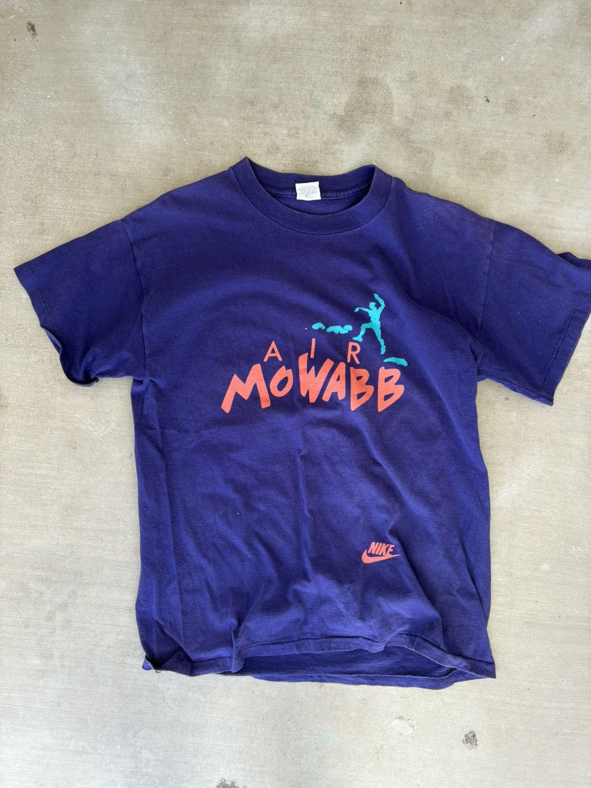 Nike × Nike ACG × Vintage Nike air mowabb vintage shirt purple 90s Size US L / EU 52-54 / 3 - 1 Thumbnail