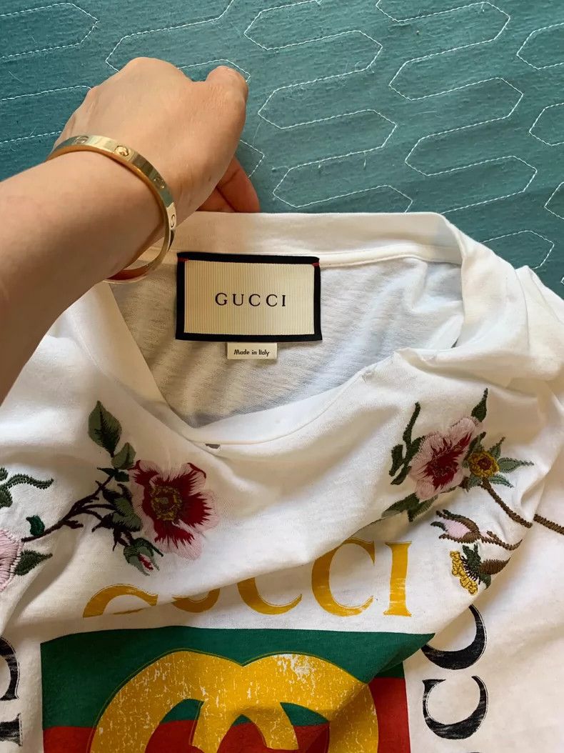 Gucci Gucci Embroidered classic short sleeves 2503-Nextarrow Size US XS / EU 42 / 0 - 2 Thumbnail