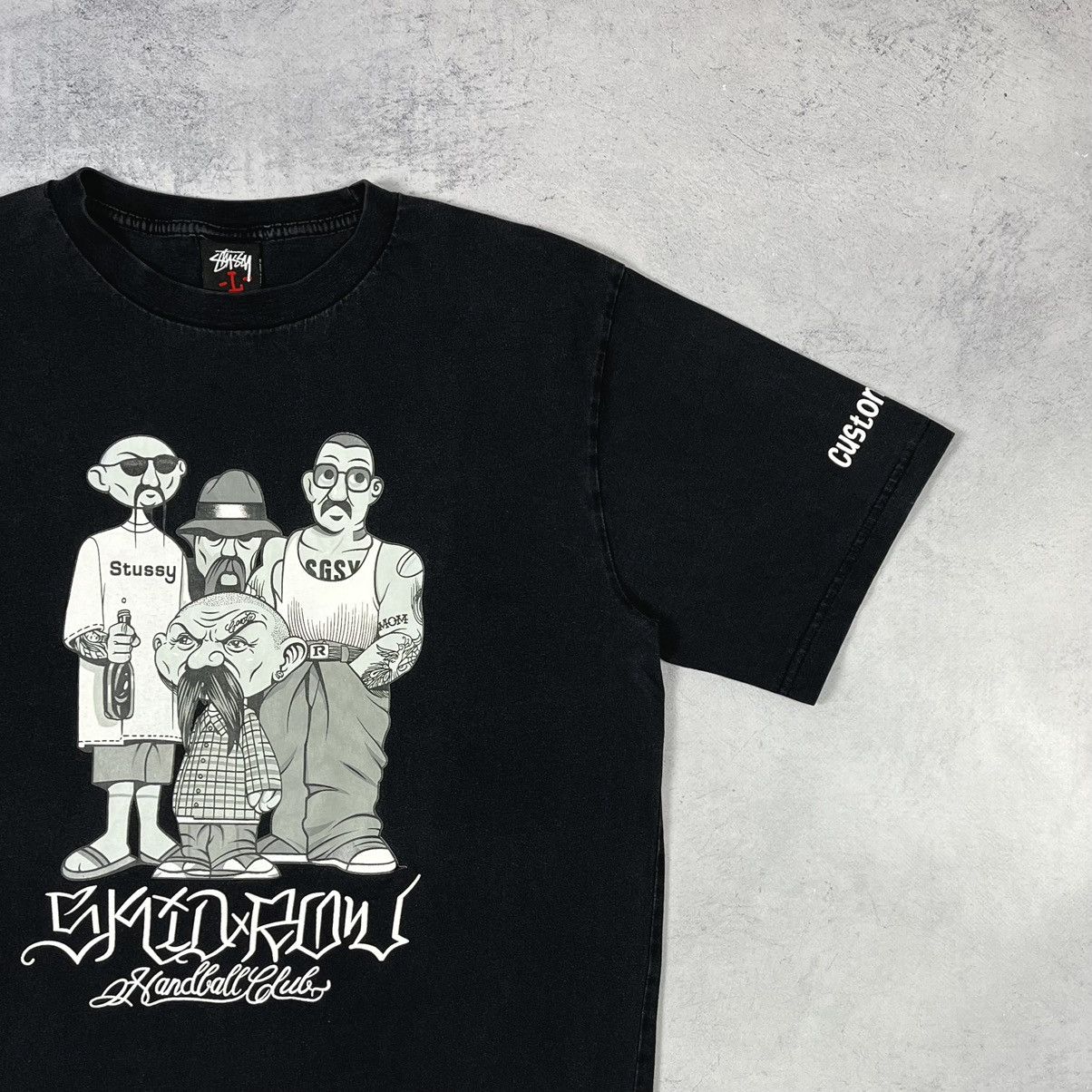 Stussy Vintage Stussy x Mr. Cartoon Custonase Tattoo T Shirt 2000’s Size US L / EU 52-54 / 3 - 3 Thumbnail