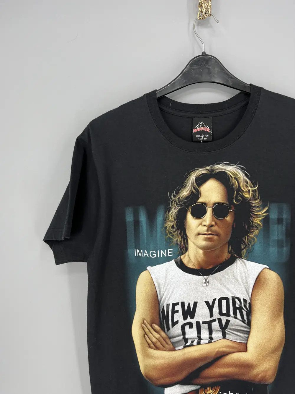 Vintage John Lennon All Over Print Vintage Tee Size US M / EU 48-50 / 2 - 6 Thumbnail