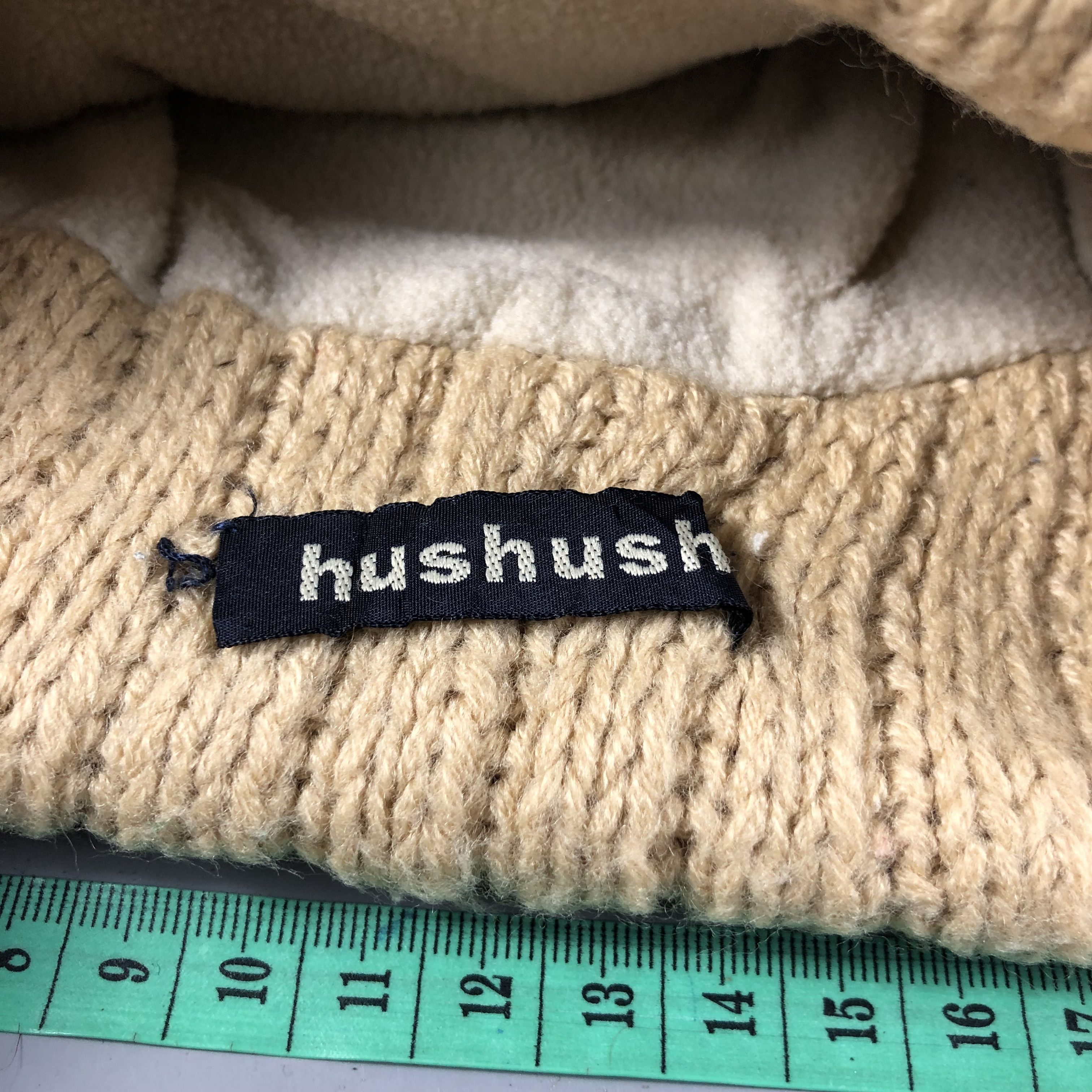 Vintage Hush Hush Stripe Beanie Snowcap Snow Hat B994 Size ONE SIZE - 4 Thumbnail