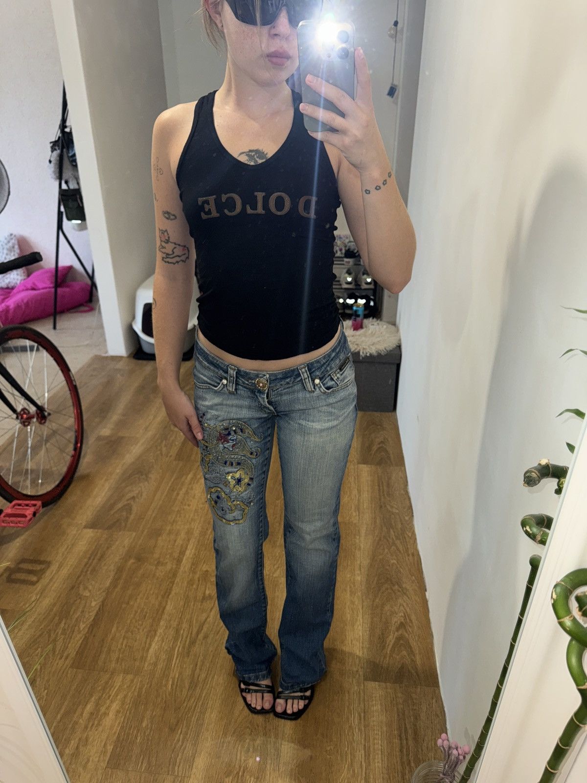 Dolce & Gabbana VINTAGE DOLCE&GABBANA 2000s DENIM PANTS JEANS Size 29" - 8 Thumbnail